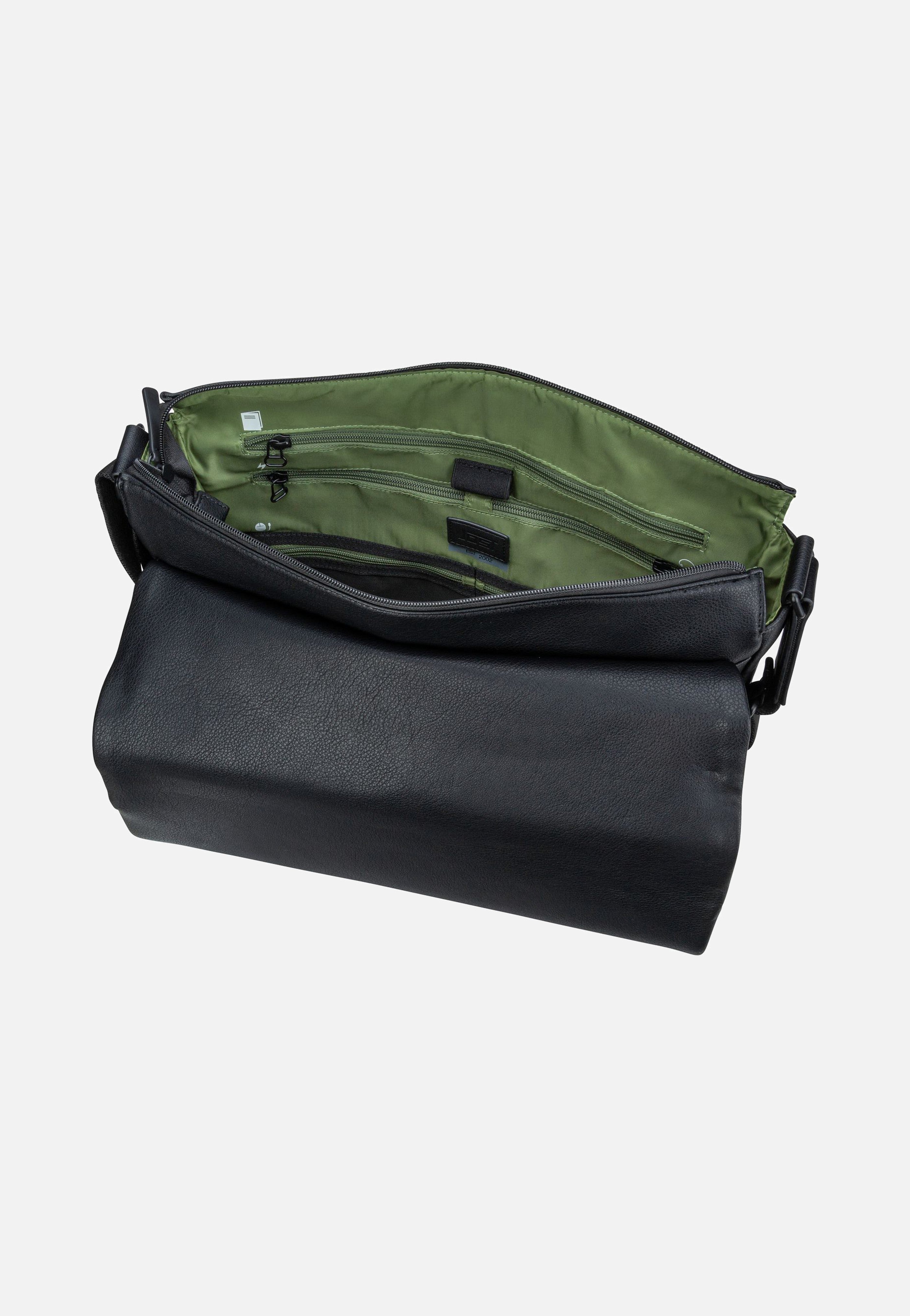 Jost Riga Flap L Black Messenger Bag
