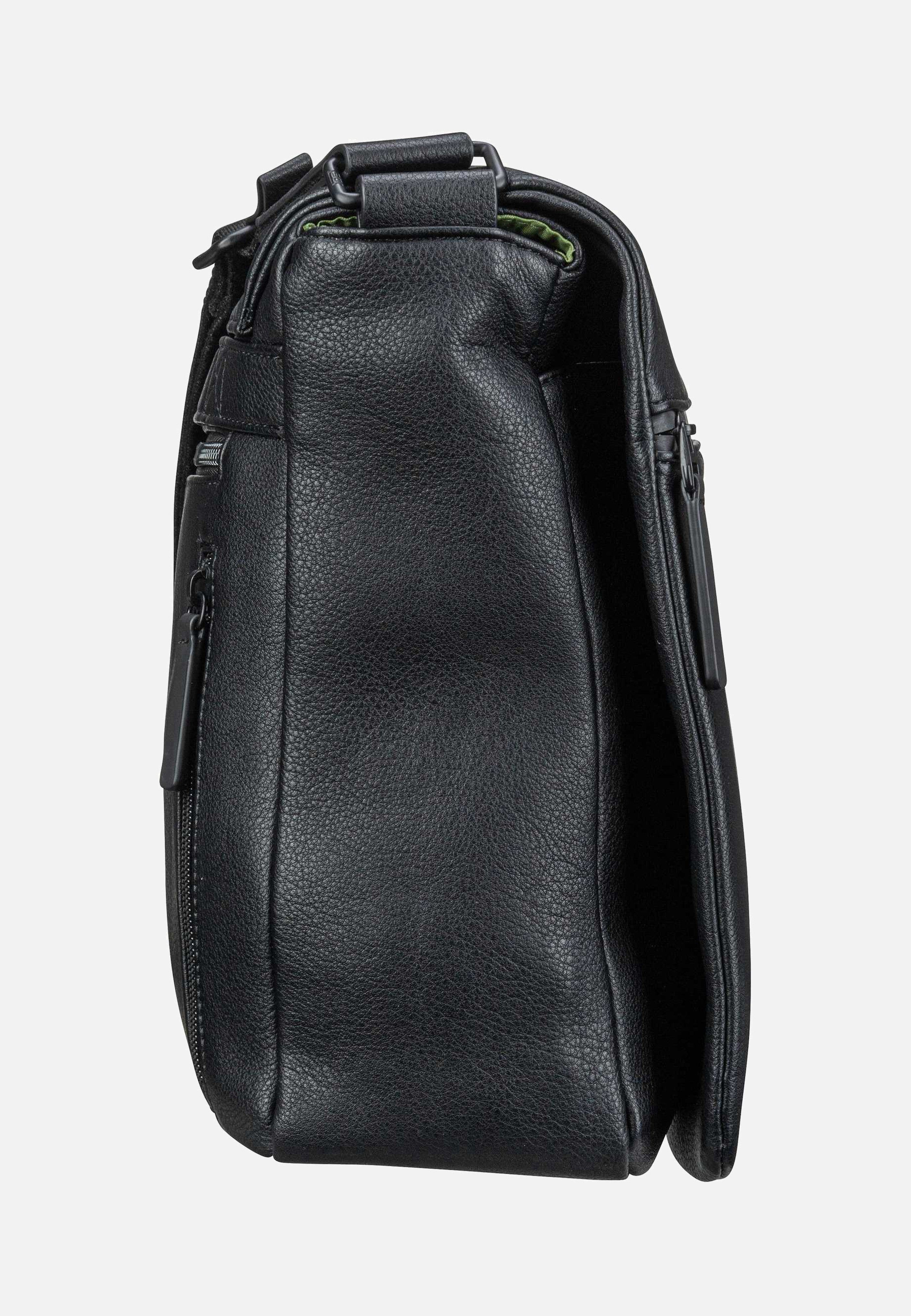 Jost Riga Flap L Black Messenger Bag