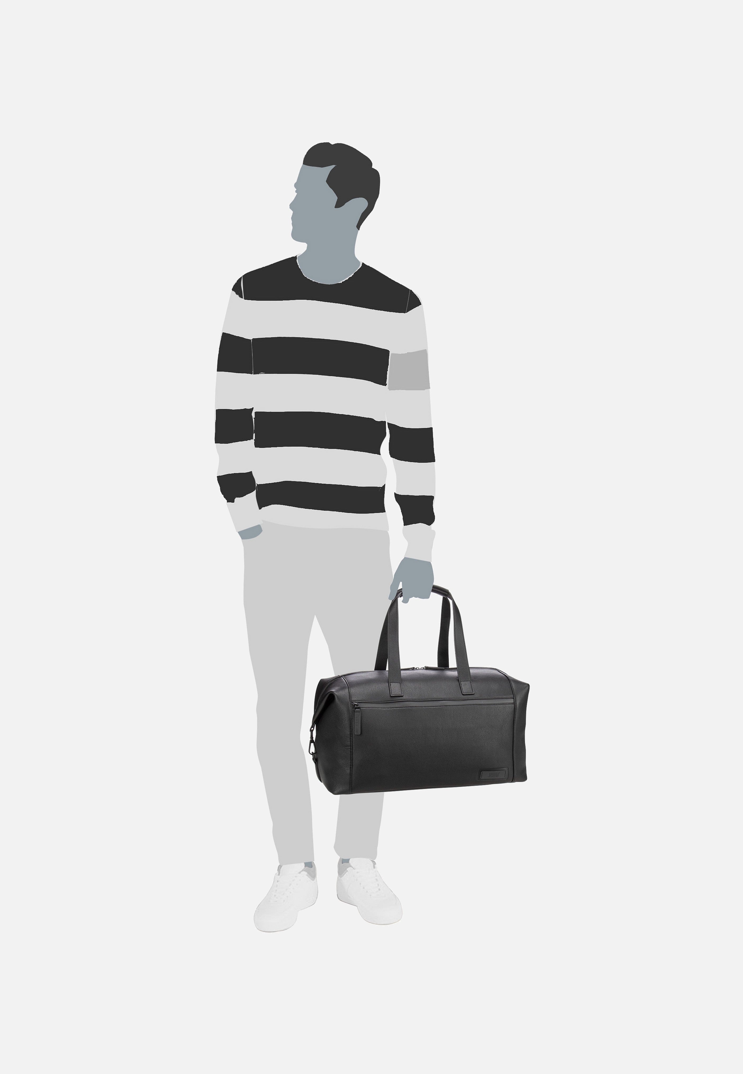 Jost Riga Travel Bag Black Weekender