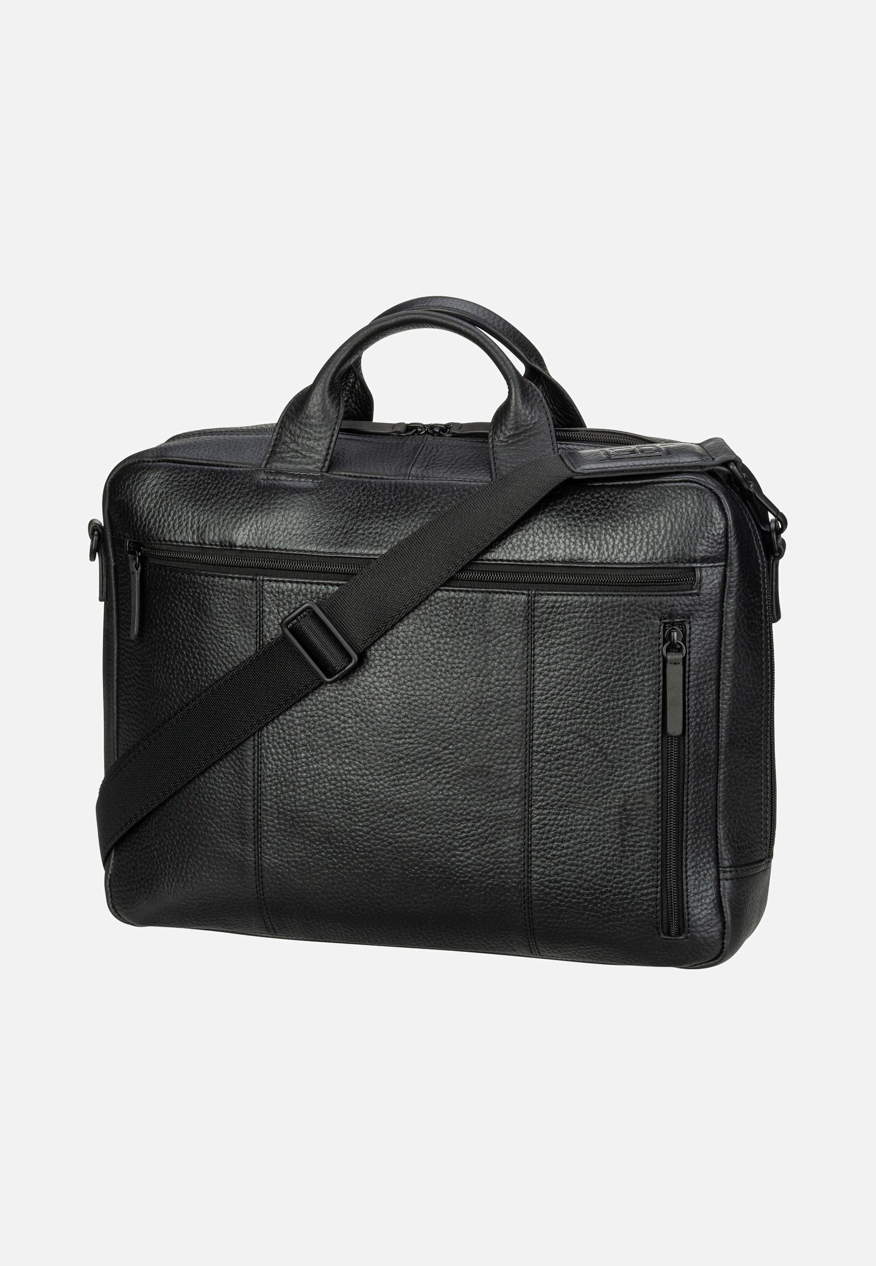 Jost Stockholm Business Bag M 1 Comp Black Aktentasche