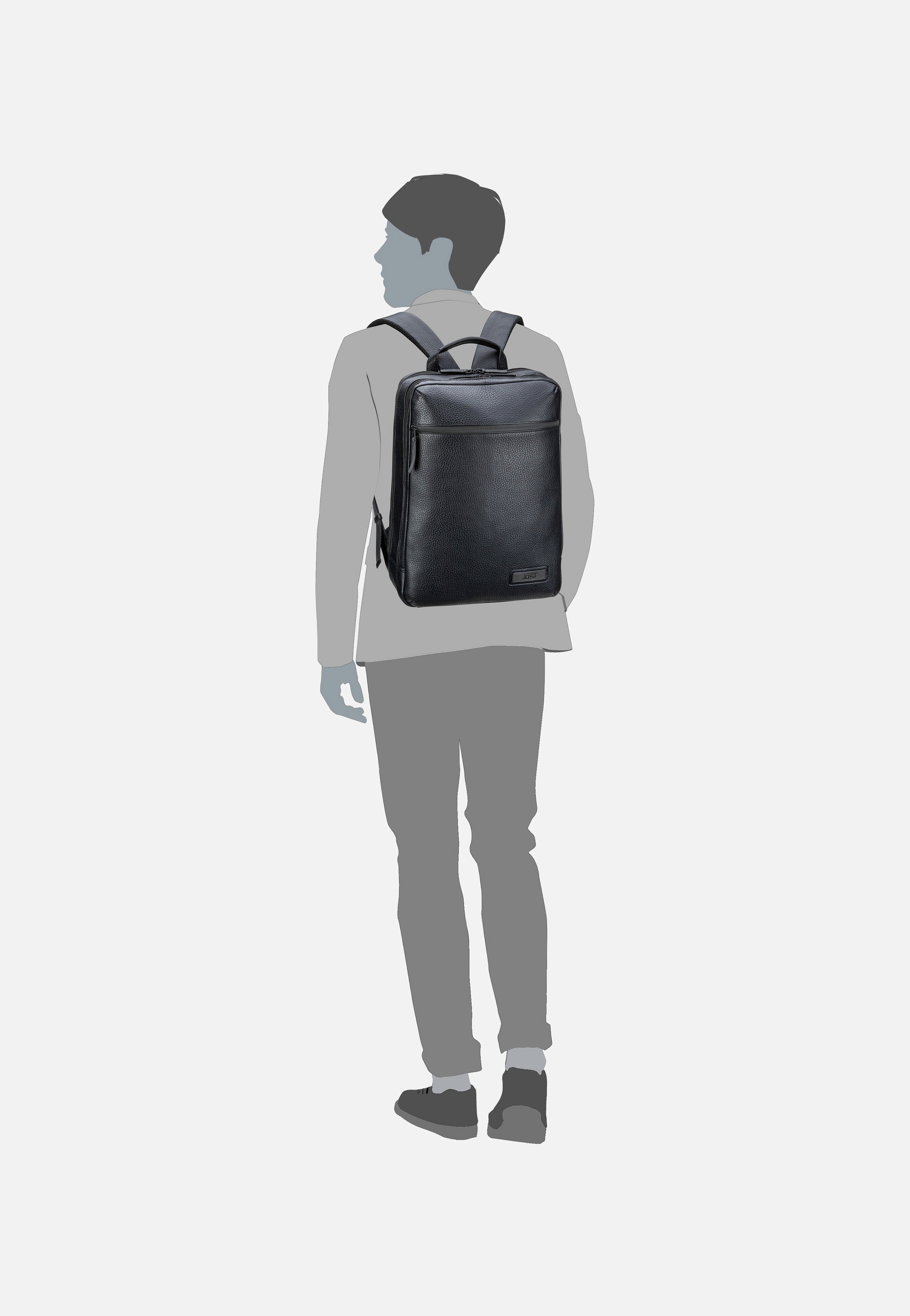 Jost Stockholm Daypack Black Rucksack