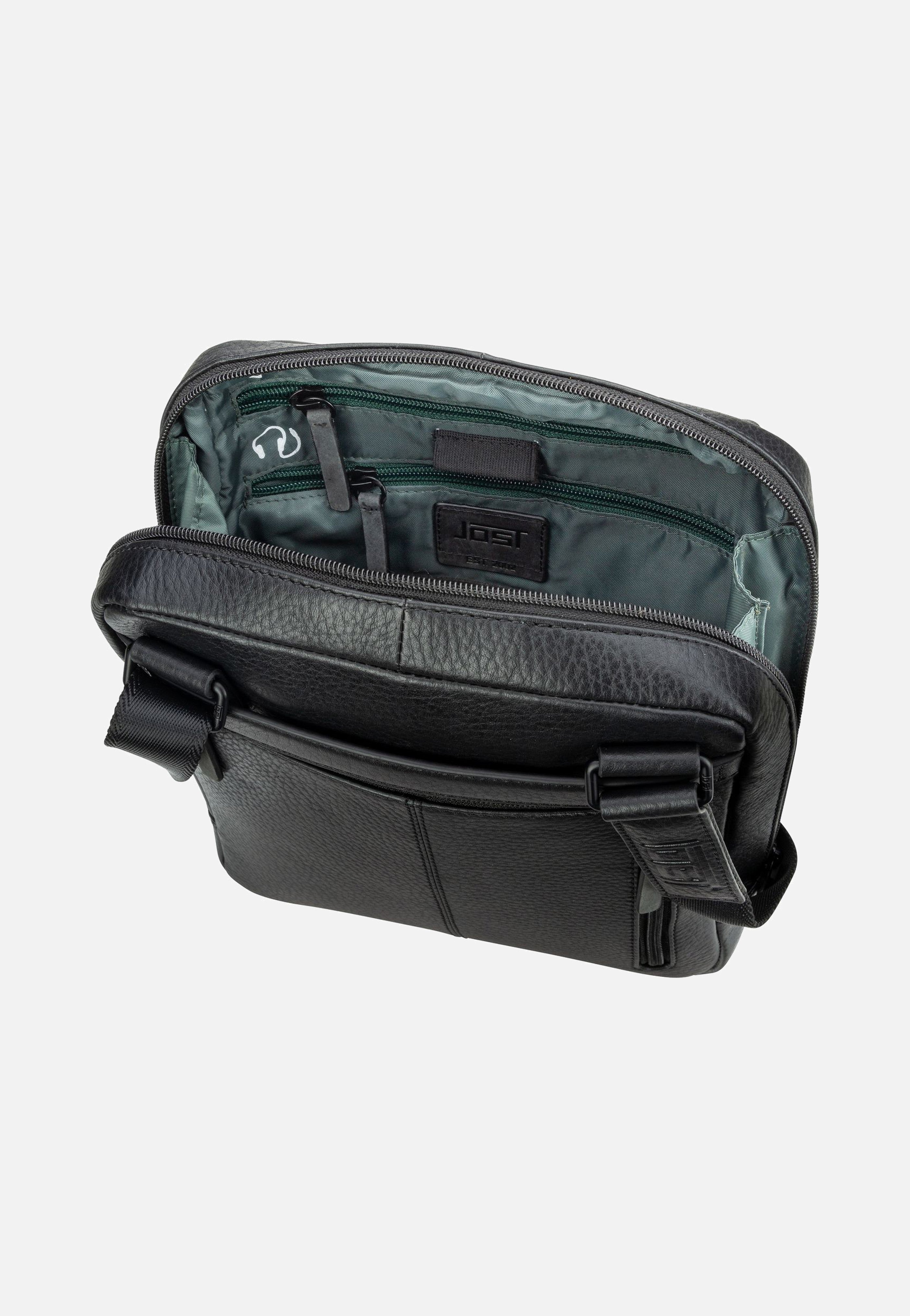 Jost Stockholm Zip S Black Umhängetasche
