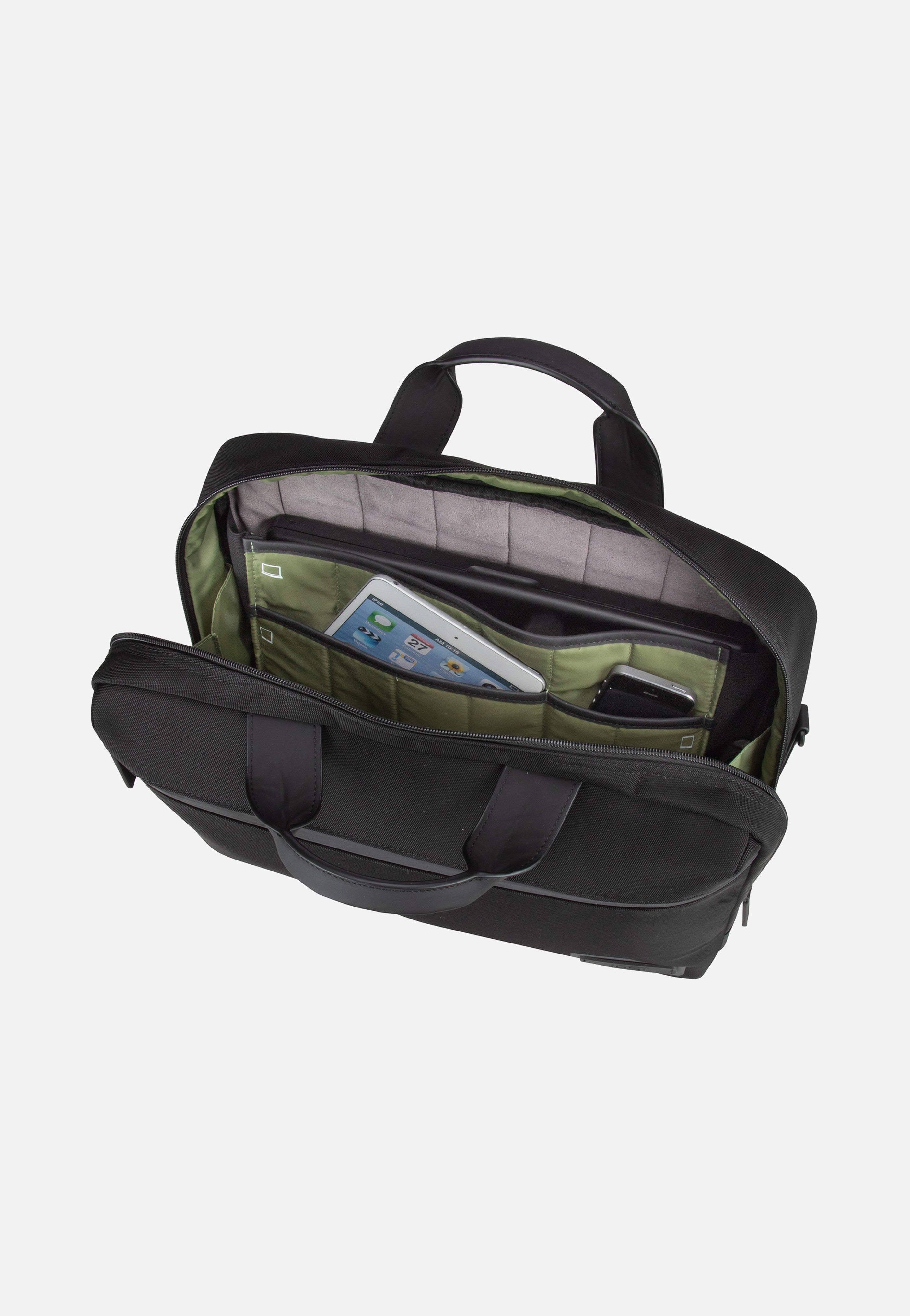 Jost Tallinn Business Bag 1 Comp Black Aktentasche