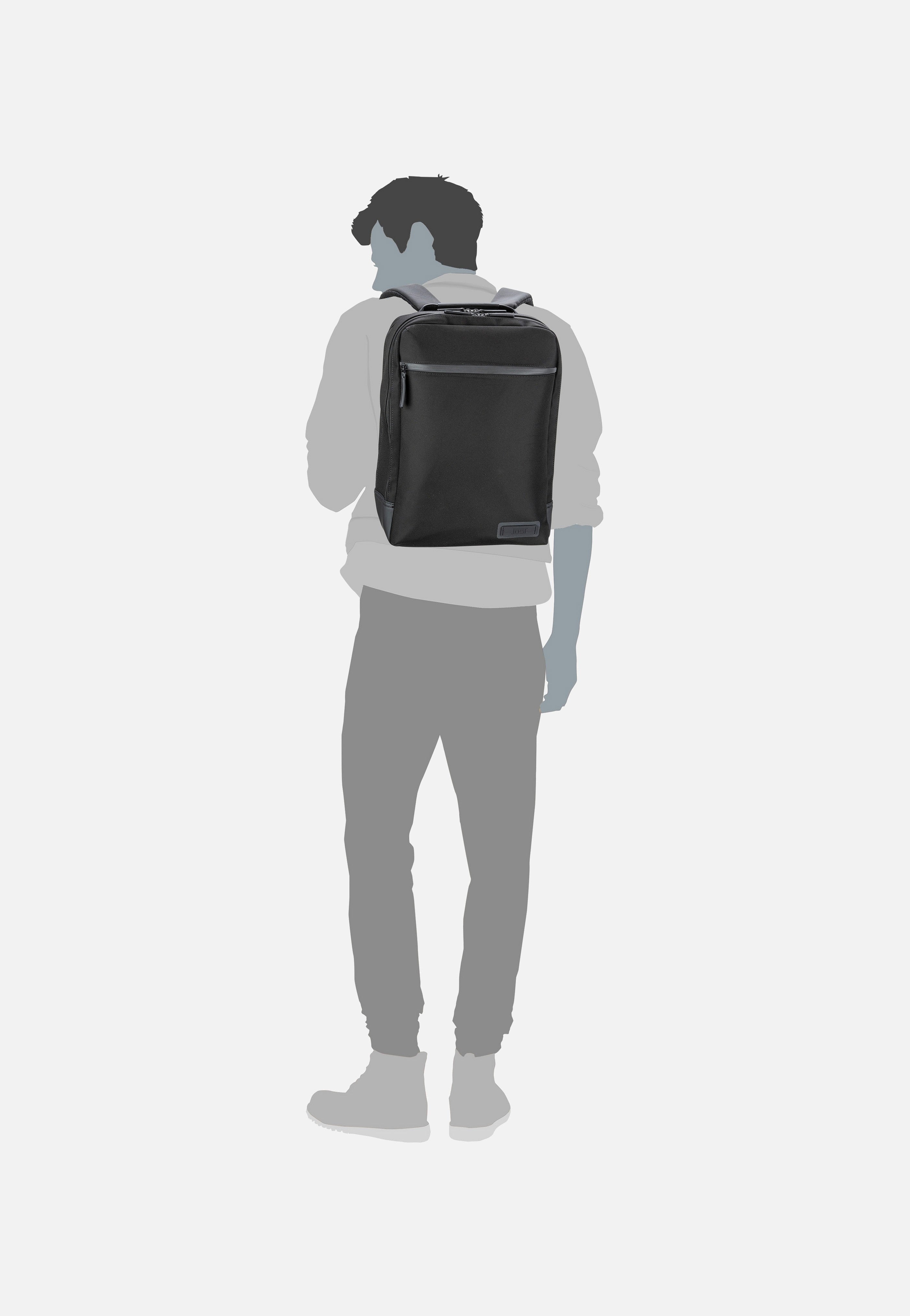 Jost Tallinn Daypack Black Rucksack