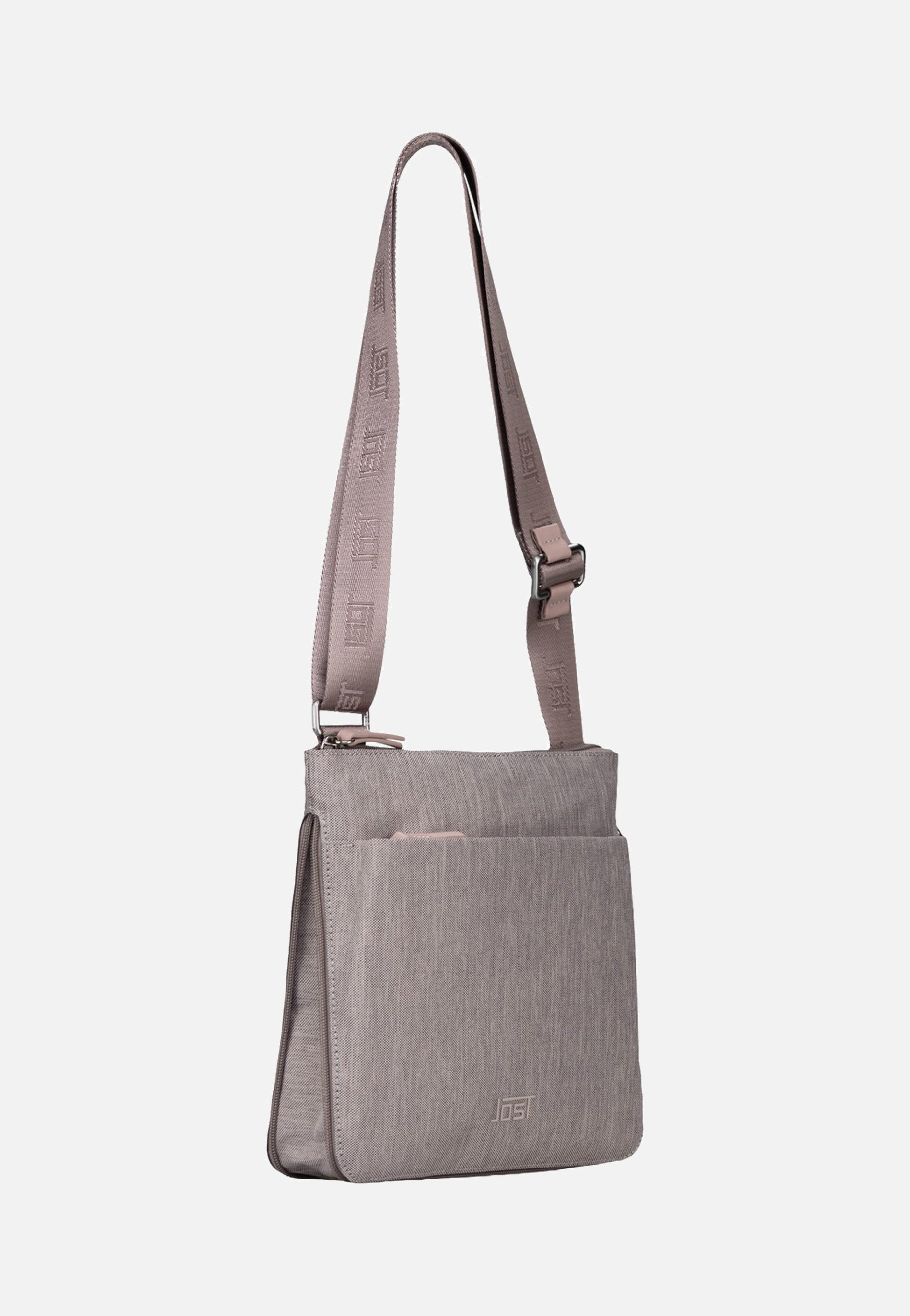 Jost Bergen Zip 1615 Stone Shoulder Bag