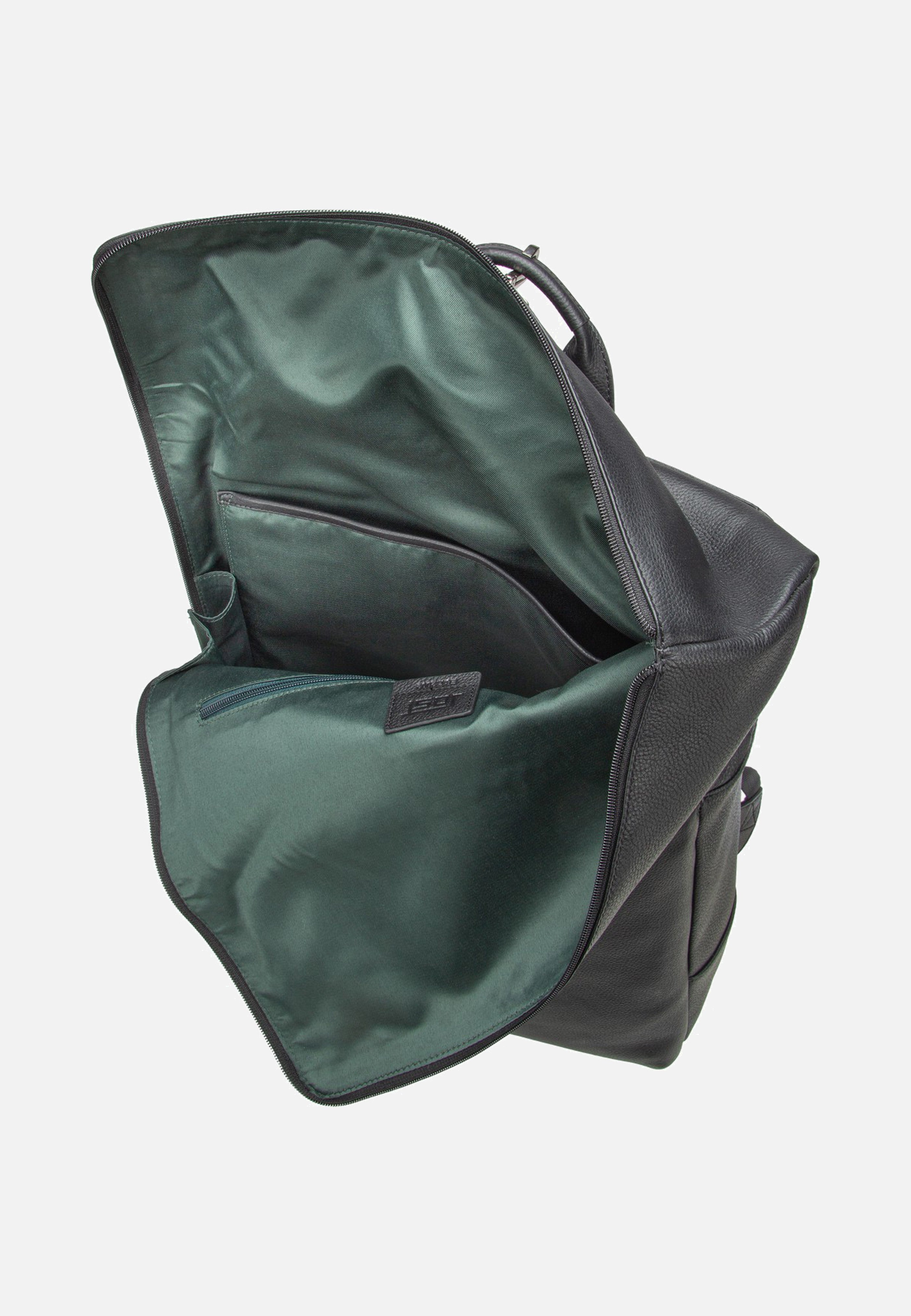 Jost Frankfurt Backpack Courier Black Rolltop Rucksack