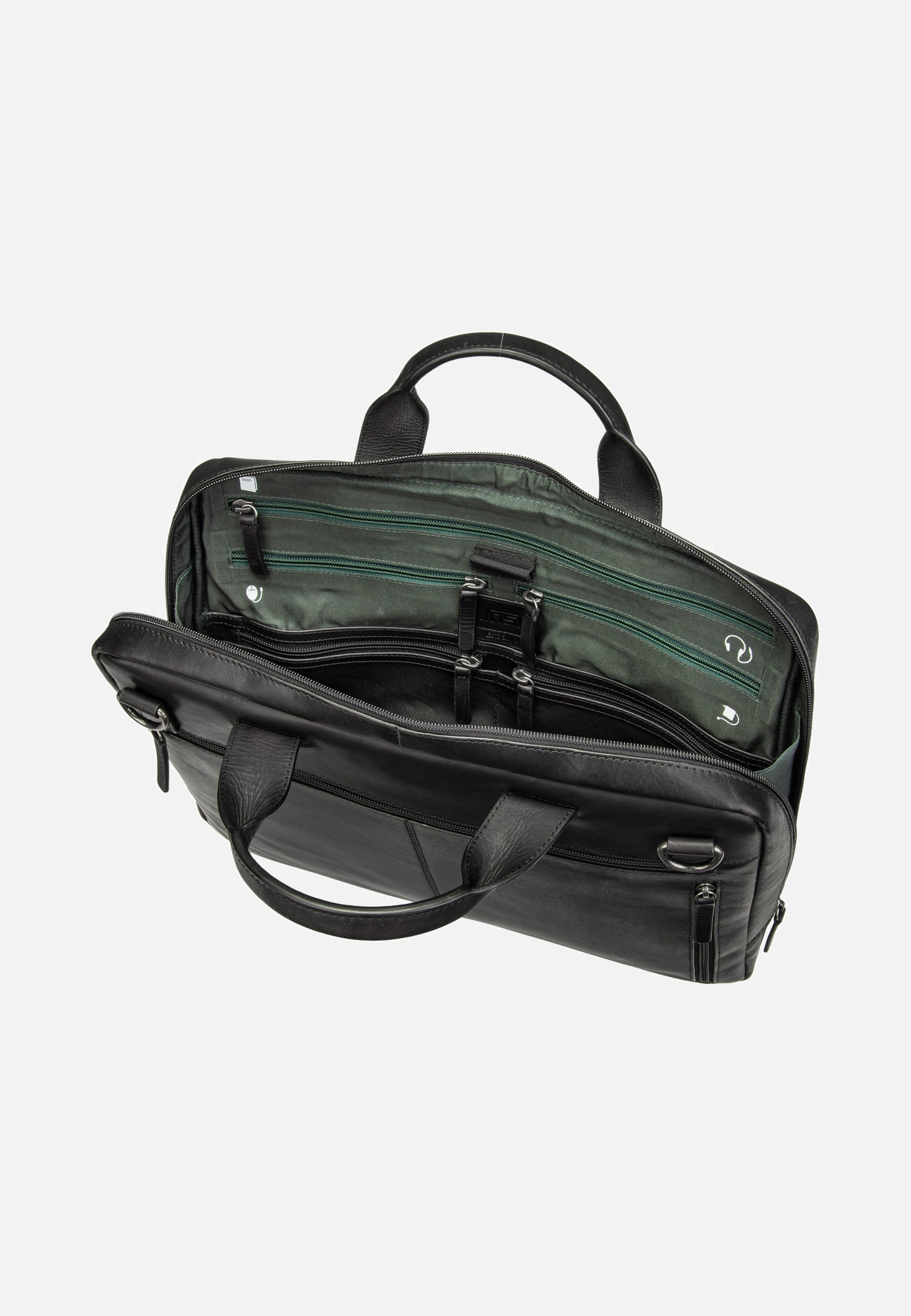 Jost Lund Business S 6743 Schwarz Aktentasche