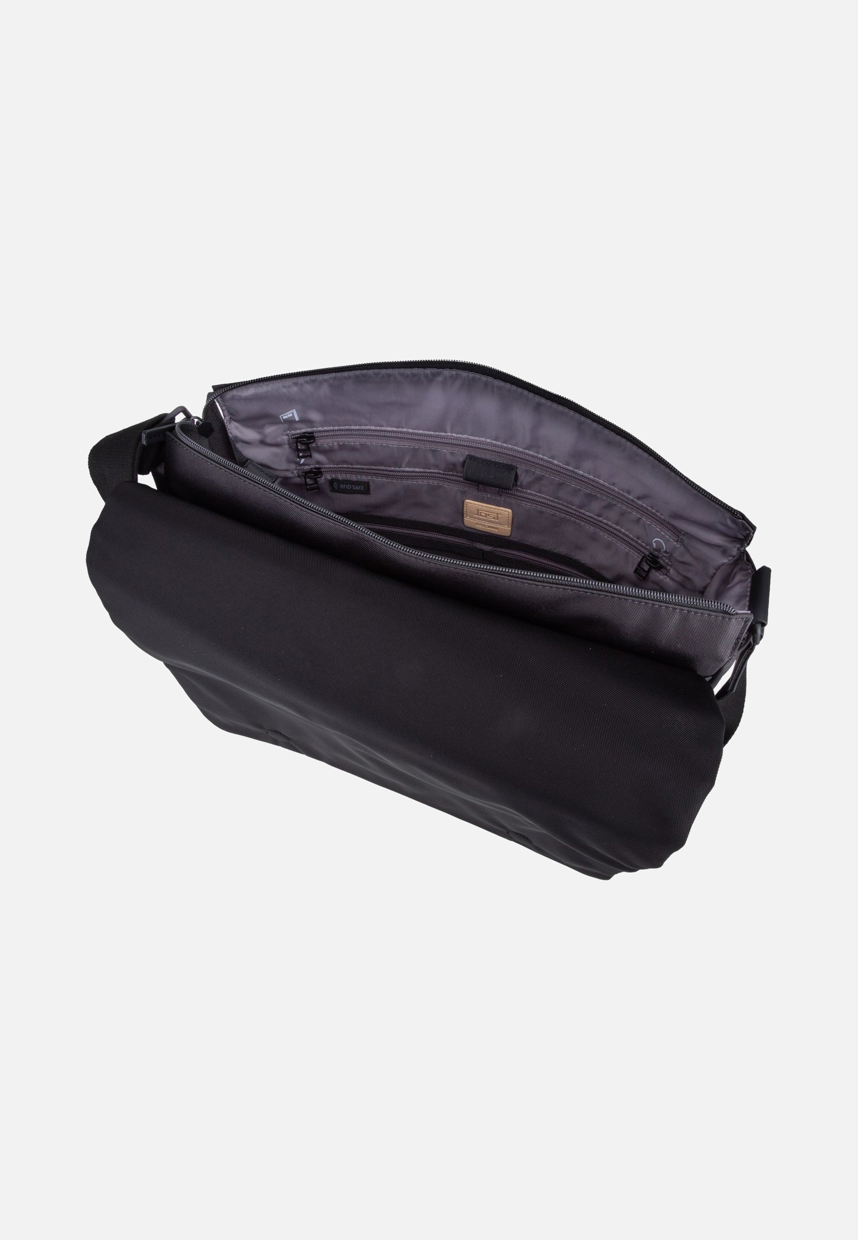 Jost Tallinn Business L 3574 Black Messenger Bag