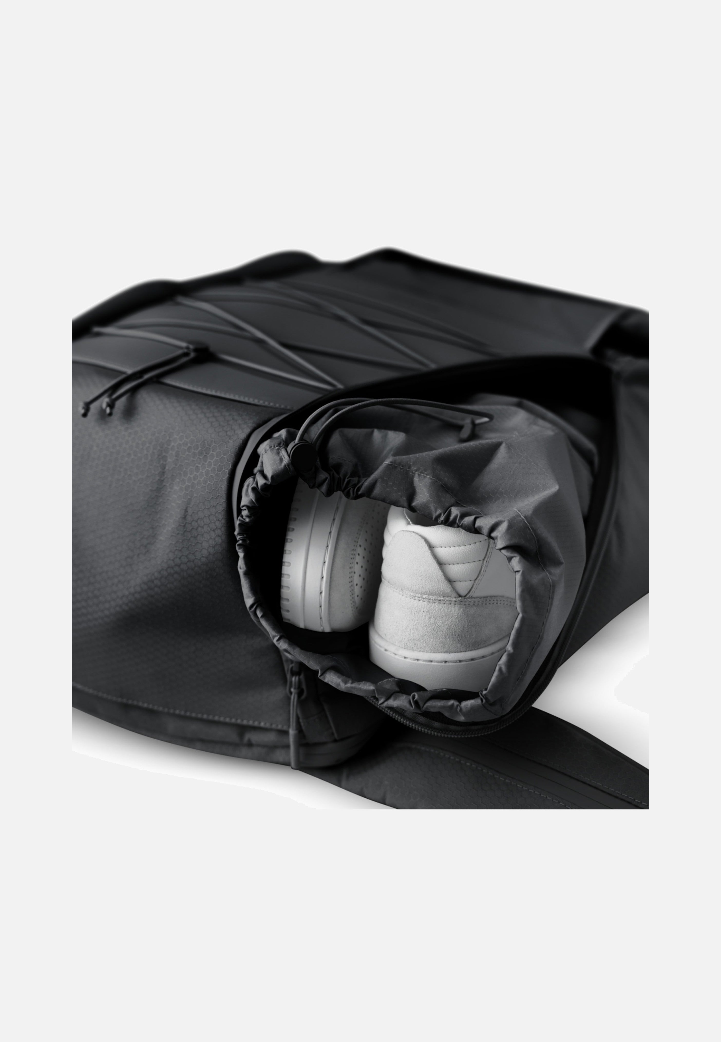 Kapten & Son Banff All Black Rolltop Rucksack