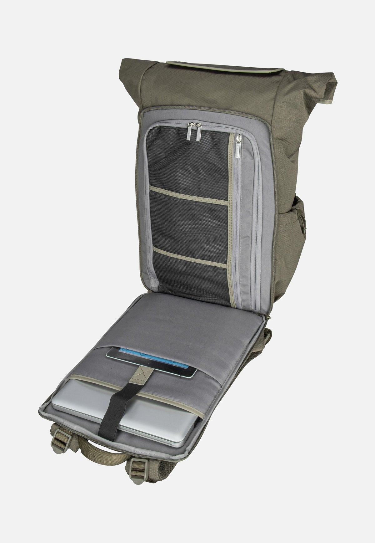 Kapten & Son Banff Forest Green Rolltop Rucksack