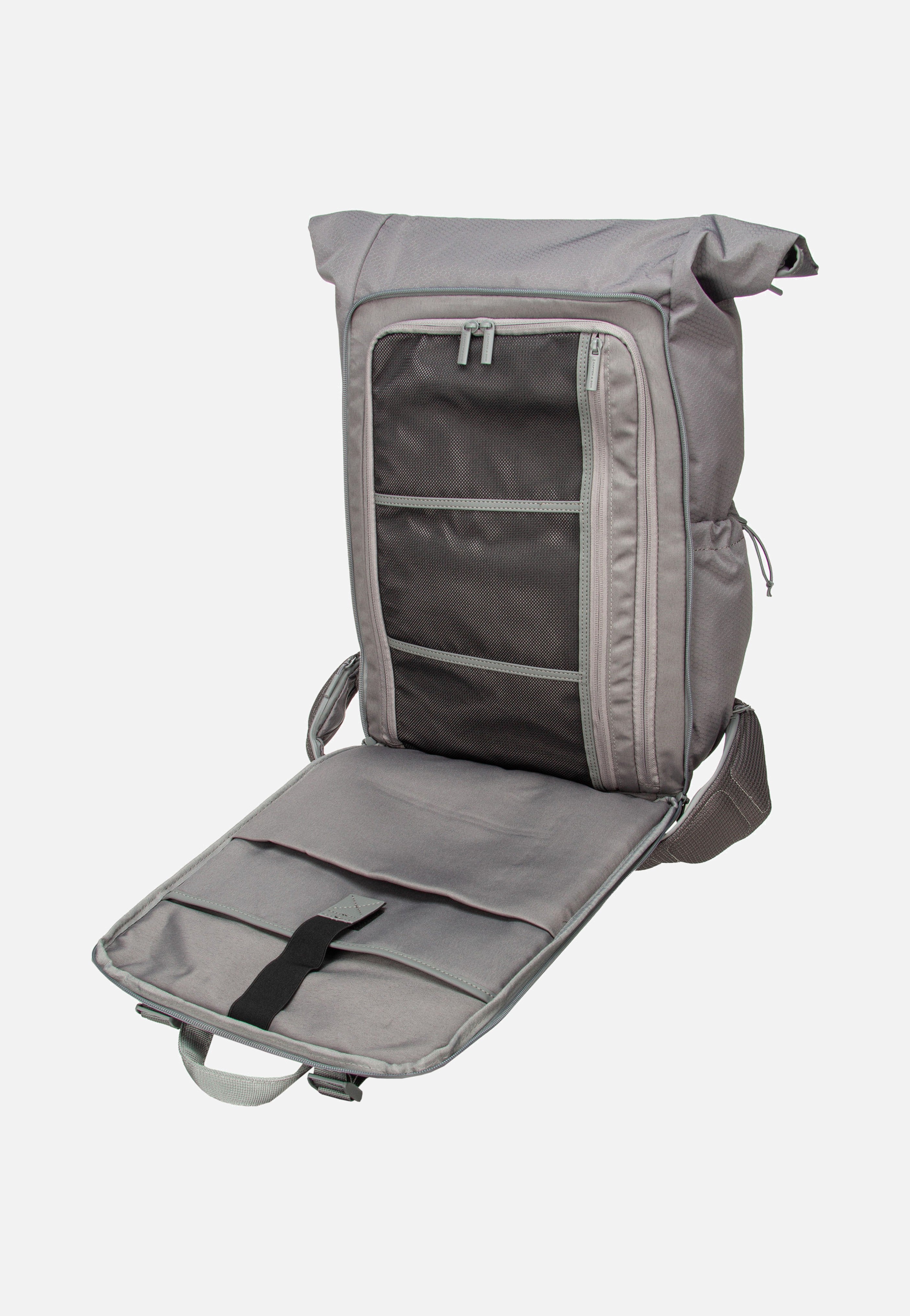 Kapten & Son Banff Stone Grey Rolltop Rucksack