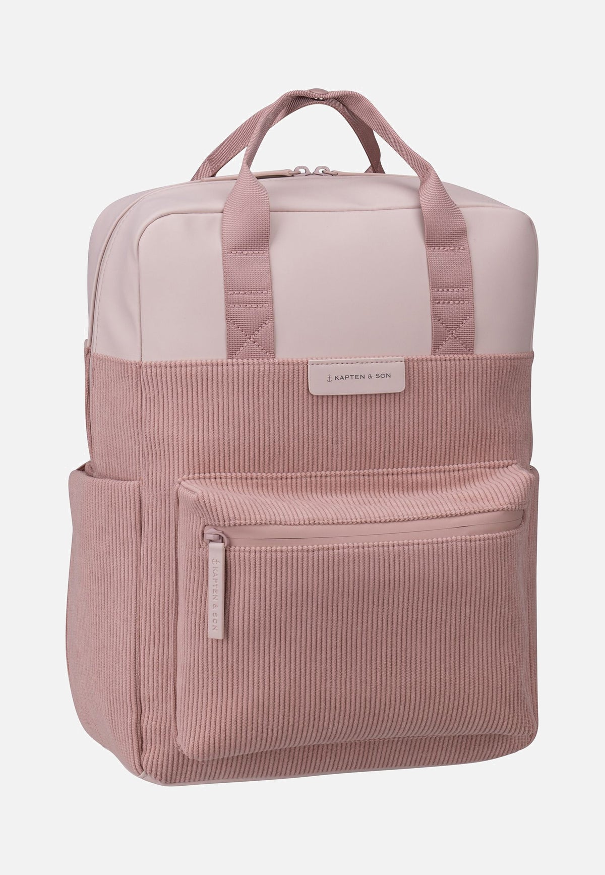 Kapten & Son Bergen Pro Cord Rose Clay Rucksack