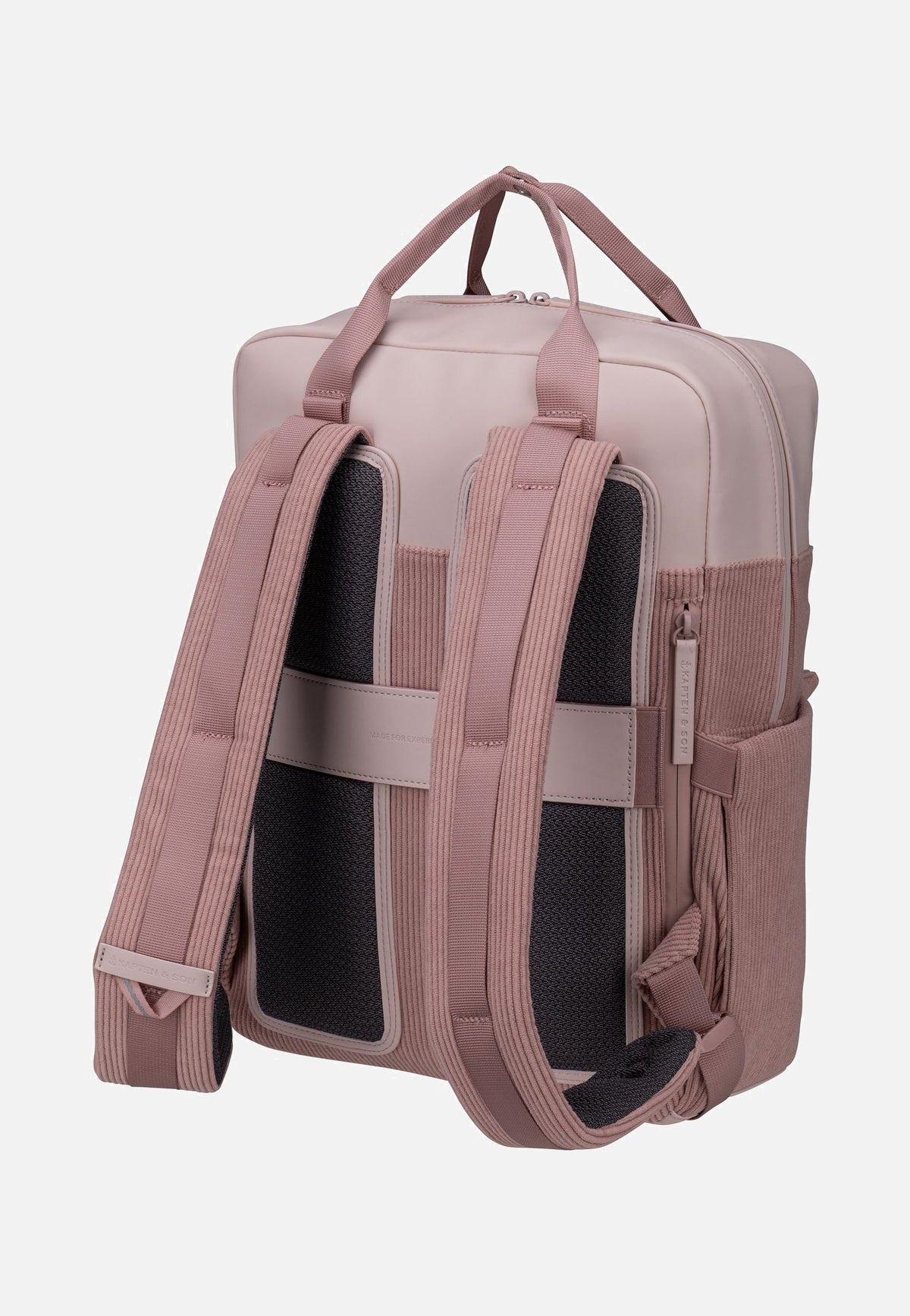 Kapten & Son Bergen Pro Cord Rose Clay Rucksack