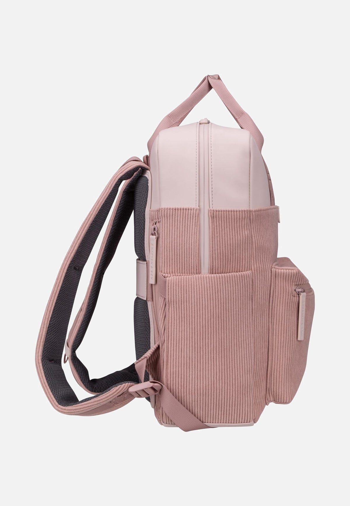 Kapten & Son Bergen Pro Cord Rose Clay Rucksack