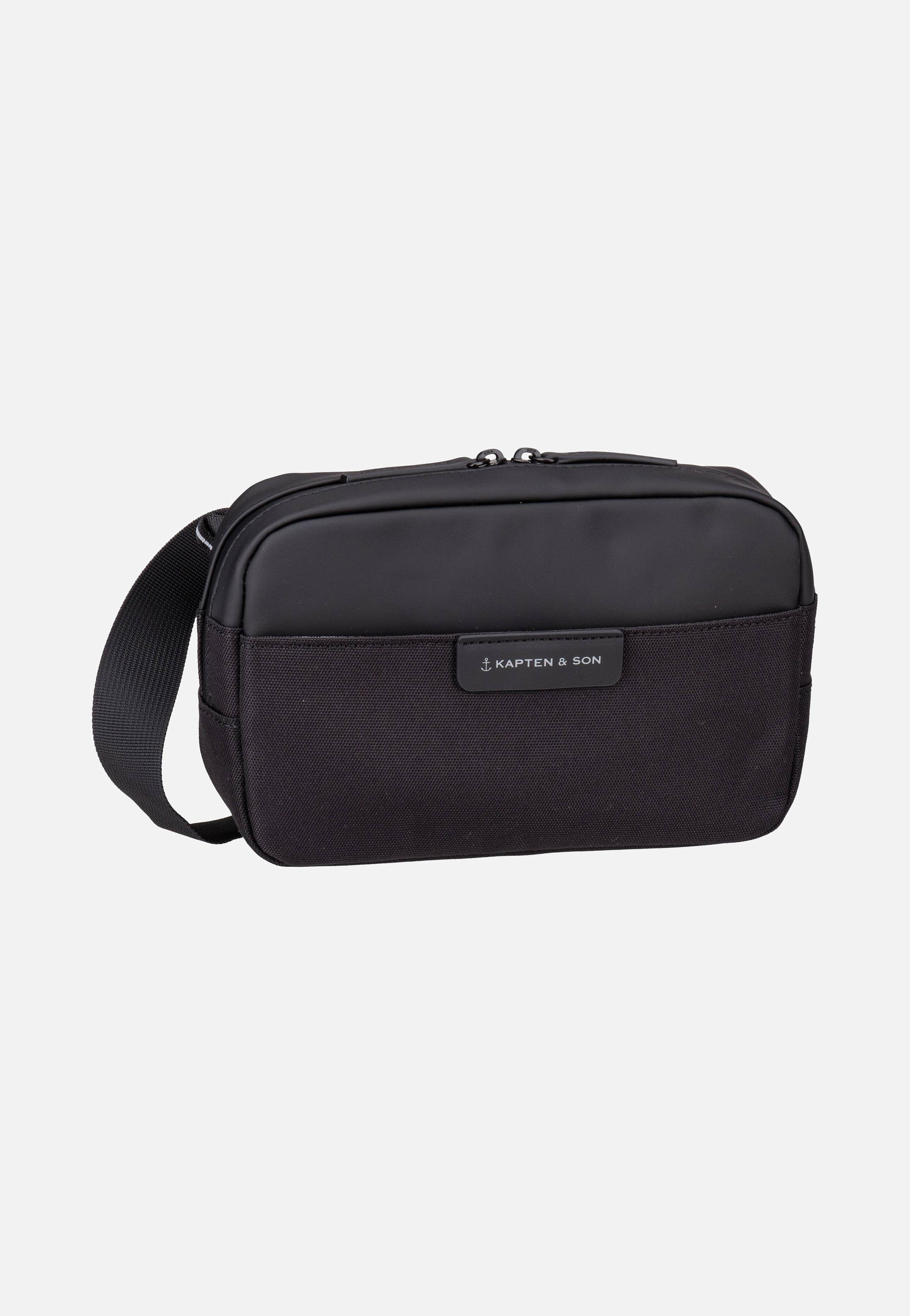 Kapten & Son Bergen Pro Crossbody All Black Umhängetasche