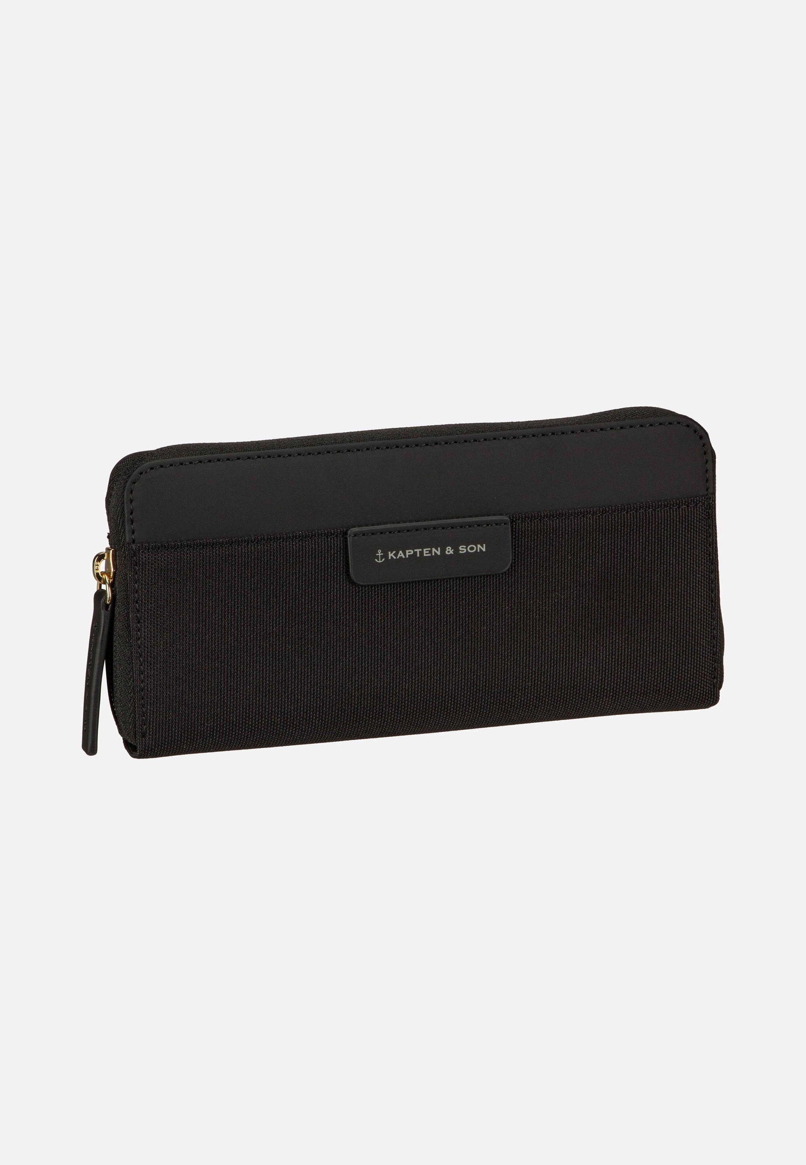 Kapten & Son Bergen Pro Large All Black Portemonnaie