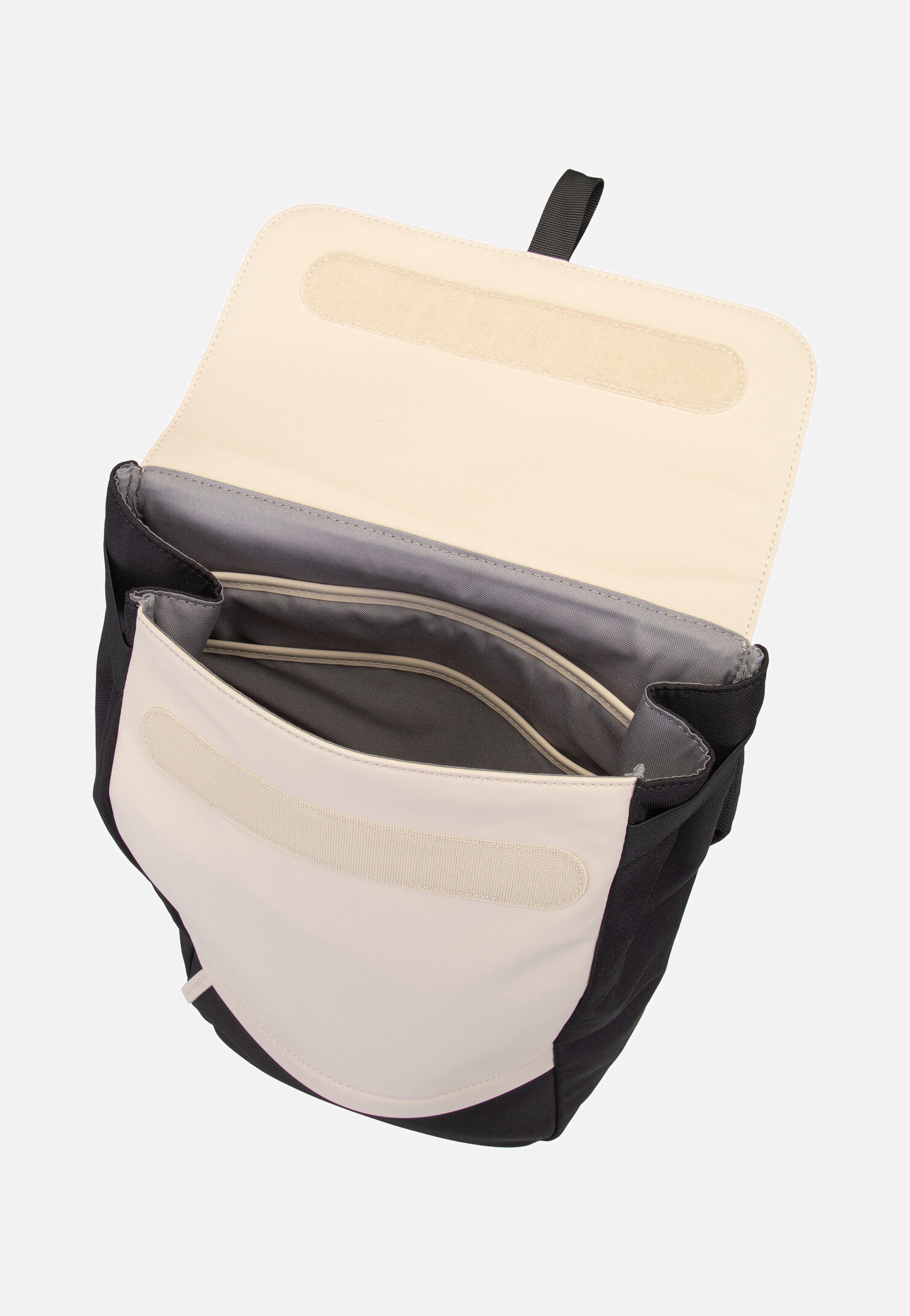 Kapten & Son Fyn Cream Black Rucksack