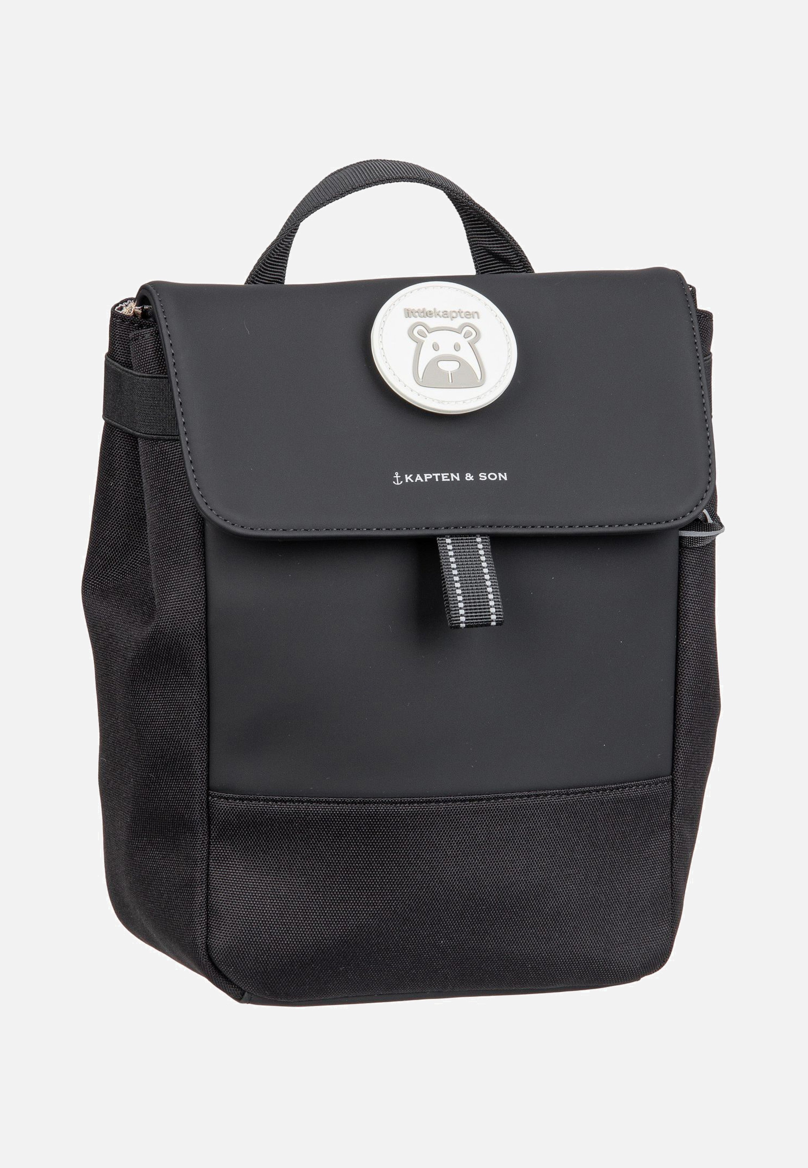 Kapten & Son Fyn Kids All Black Rucksack