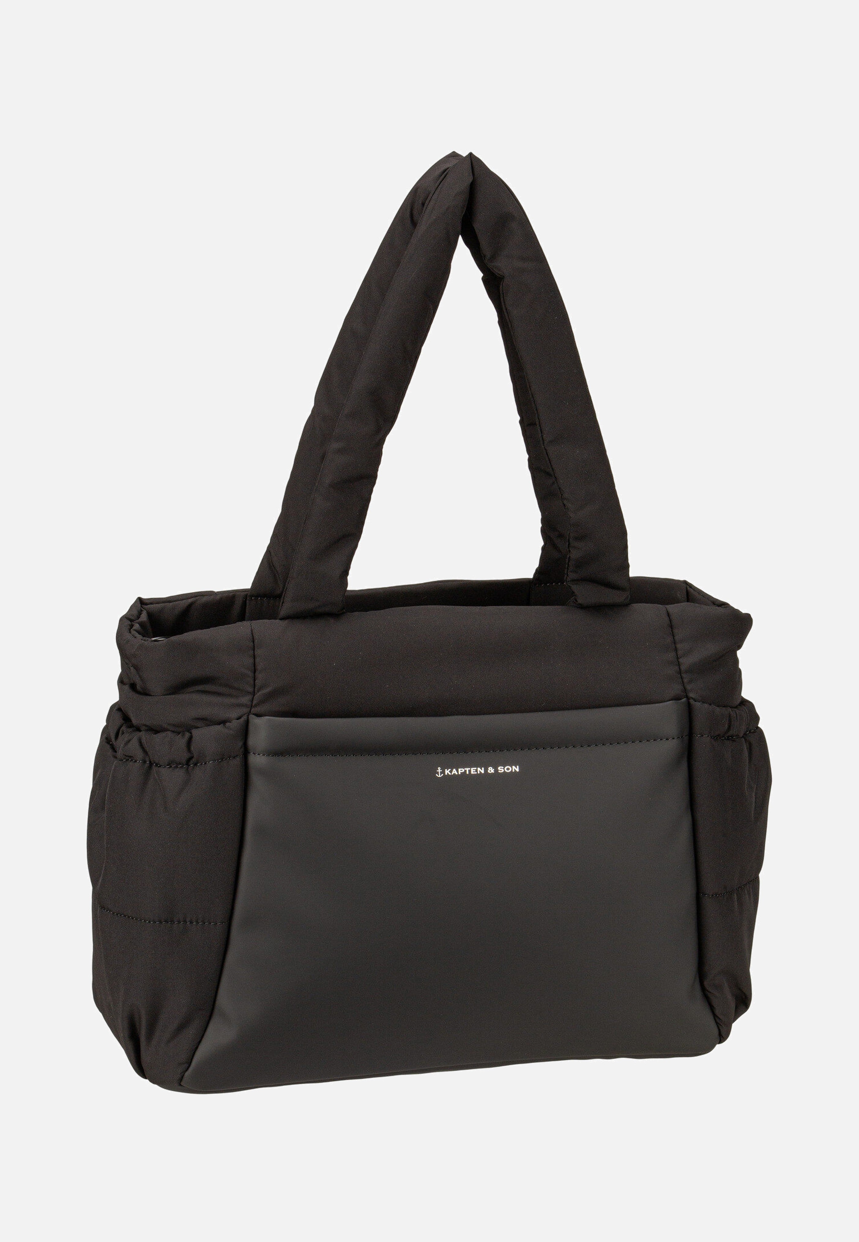 Kapten & Son Hellvi Cloud Medium All Black Shopper