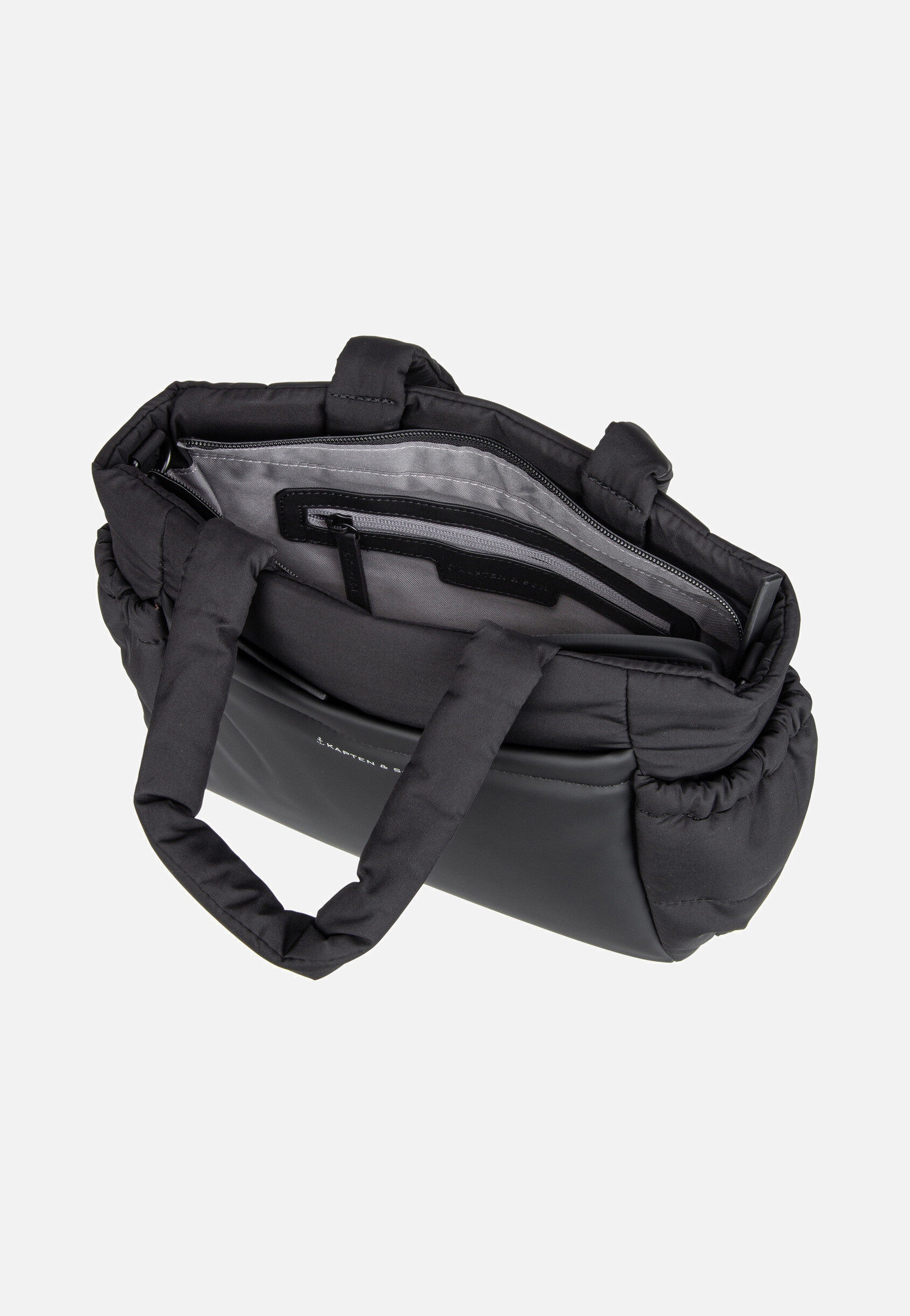 Kapten & Son Hellvi Cloud Small All Black Shopper