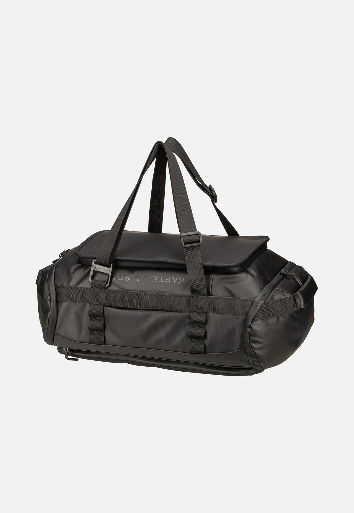 Kapten & Son Lisbon Duffle Backpack S All Black Rucksack