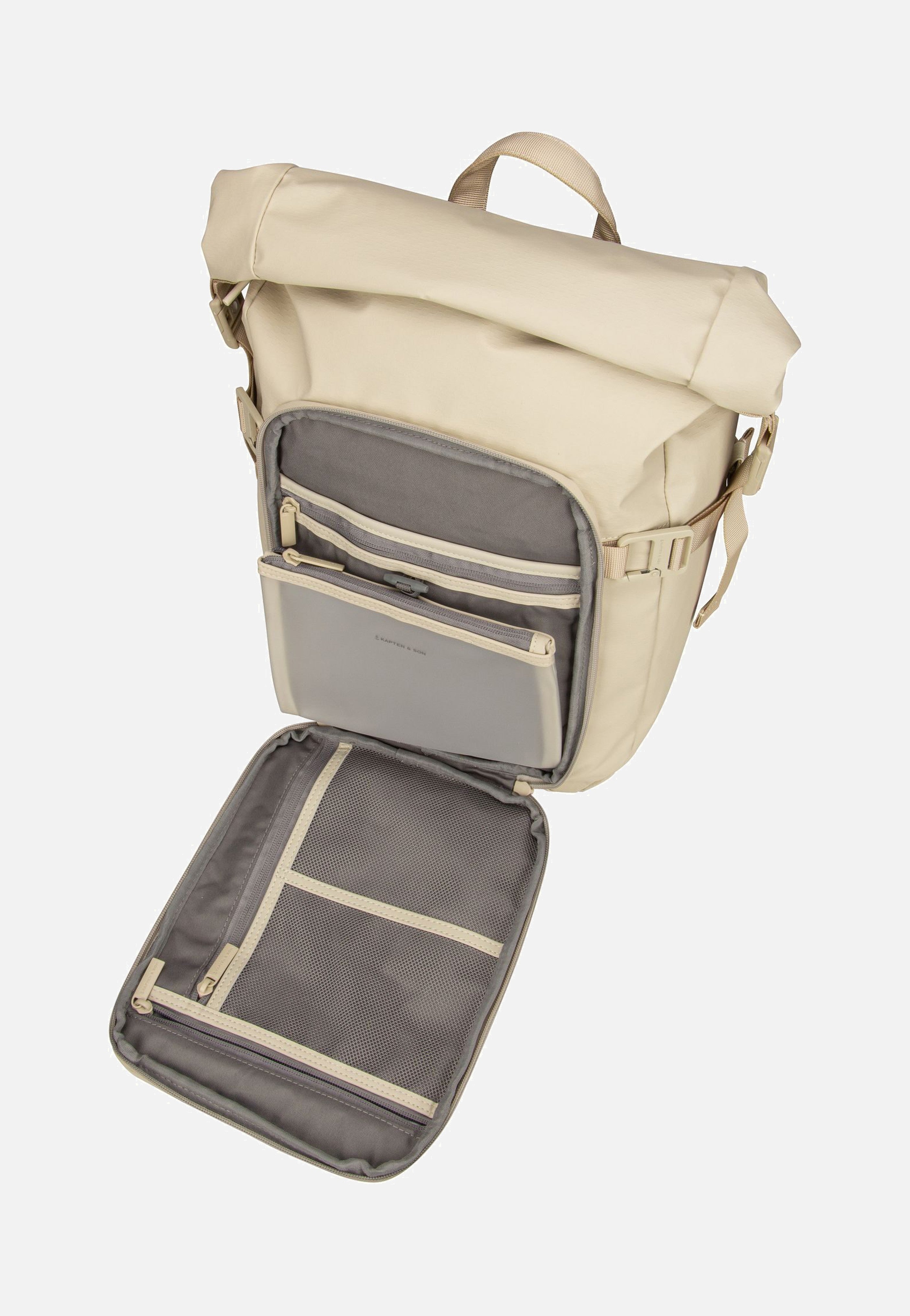 Kapten & Son Lisbon Small Sandstone Rucksack
