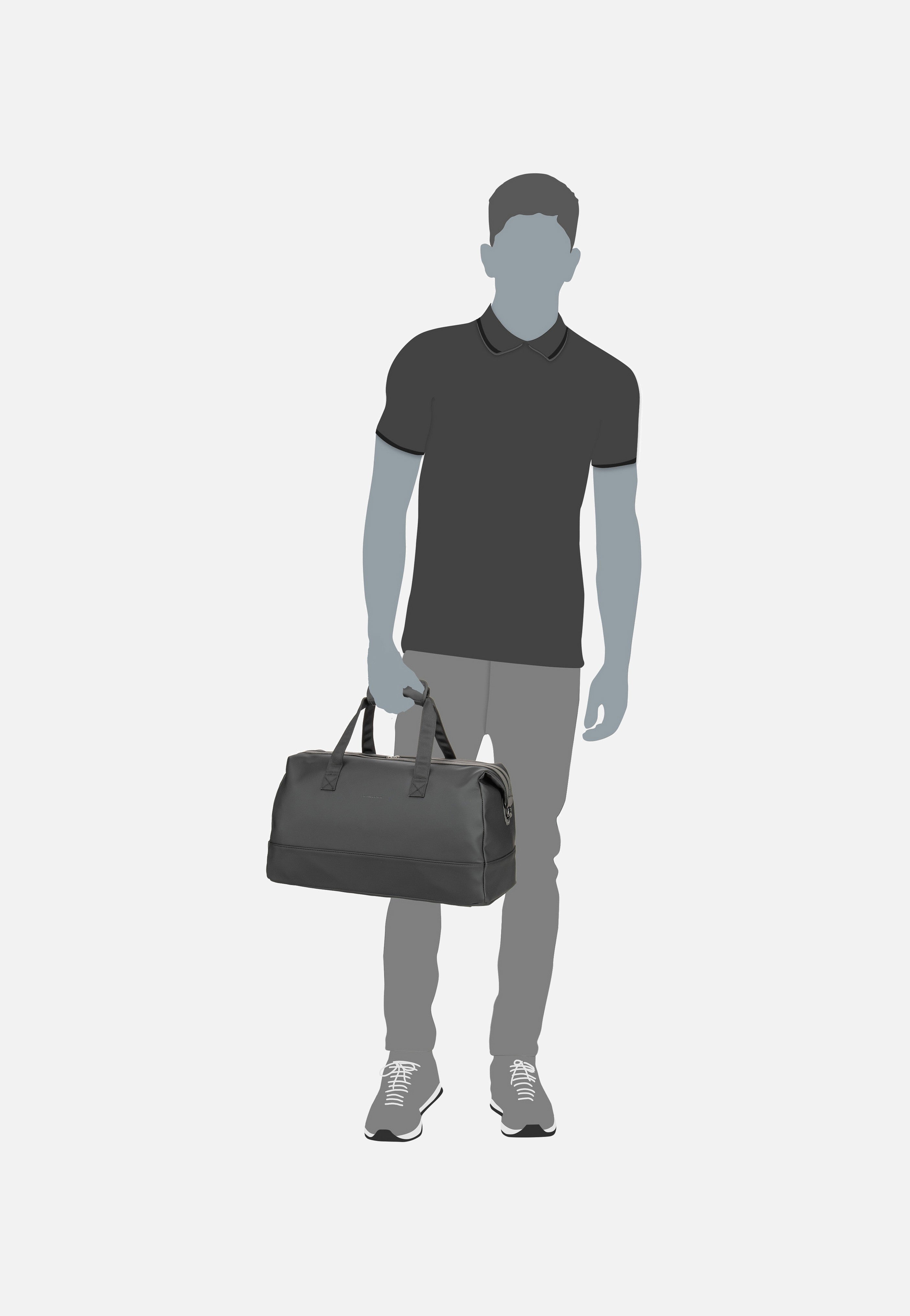 Kapten & Son Storen All Black Weekender