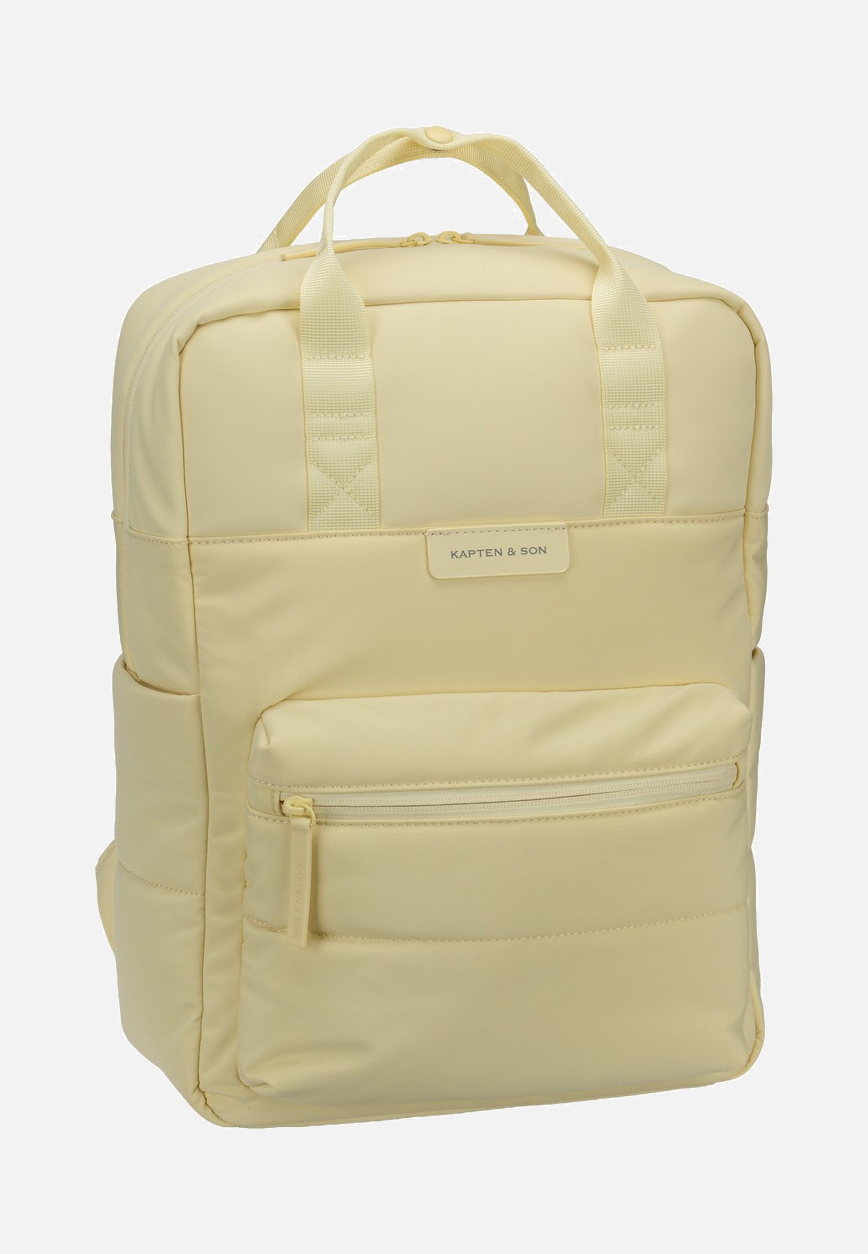 Kapten & Son Bergen Cloud Butter Yellow Rucksack