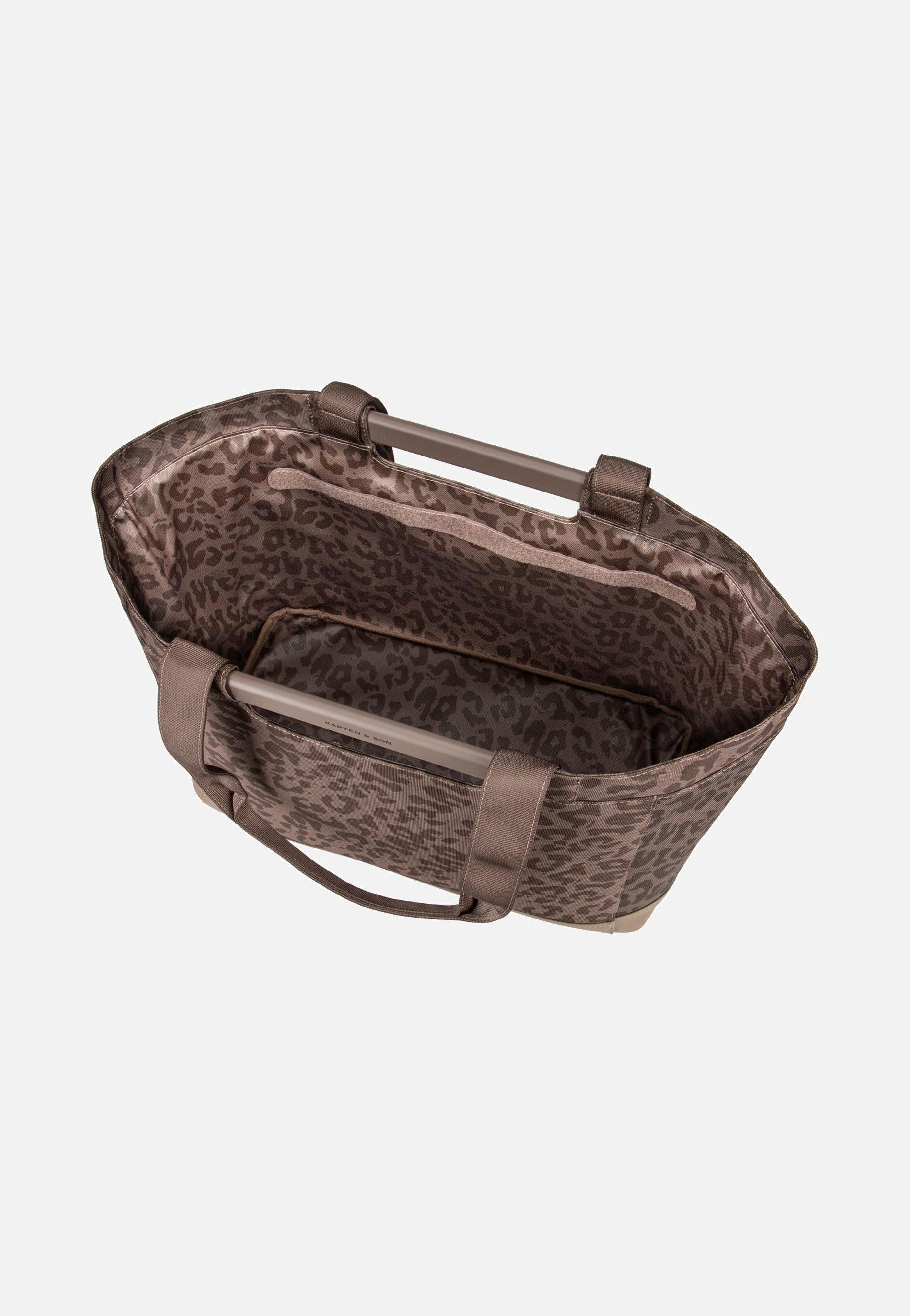 Kapten & Son Vaasa Shopping Basket Leo dark brown Einkaufskorb