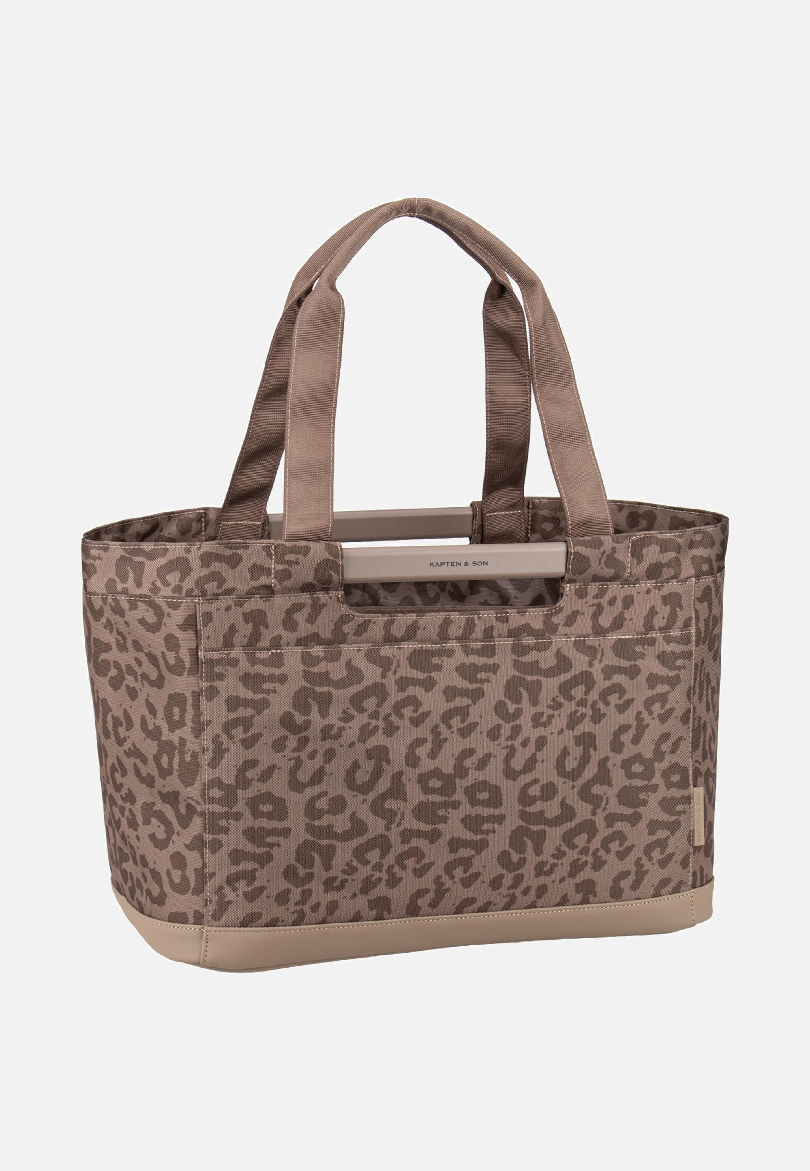 Kapten & Son Vaasa Shopping Basket Leo dark brown Einkaufskorb
