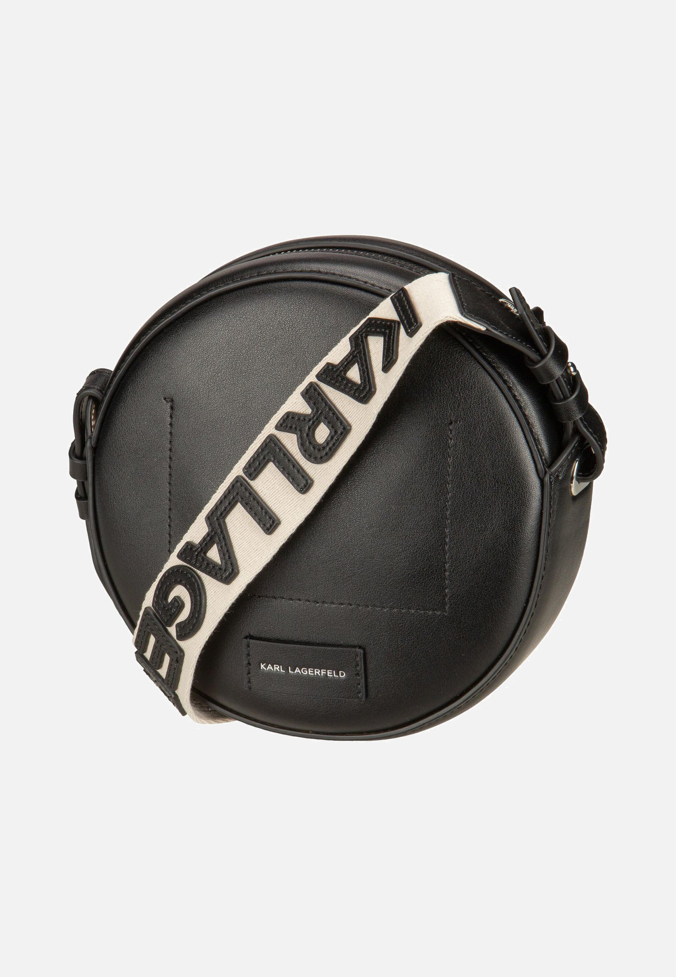 Karl Lagerfeld K/Circle Round CB Perforated Black Umhängetasche