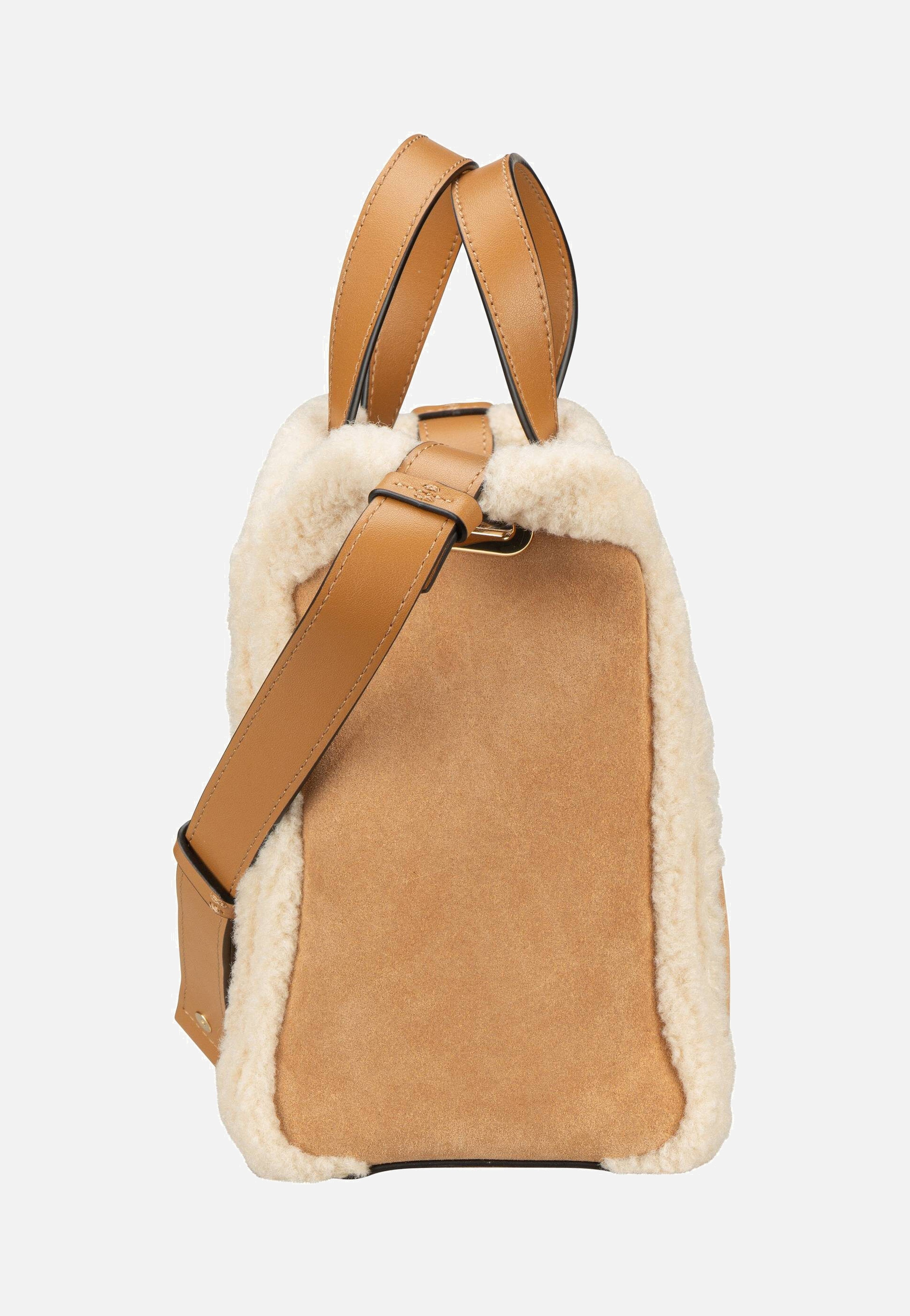 Karl Lagerfeld K/ circle SM Tote Shearling Caramel Umhängetasche
