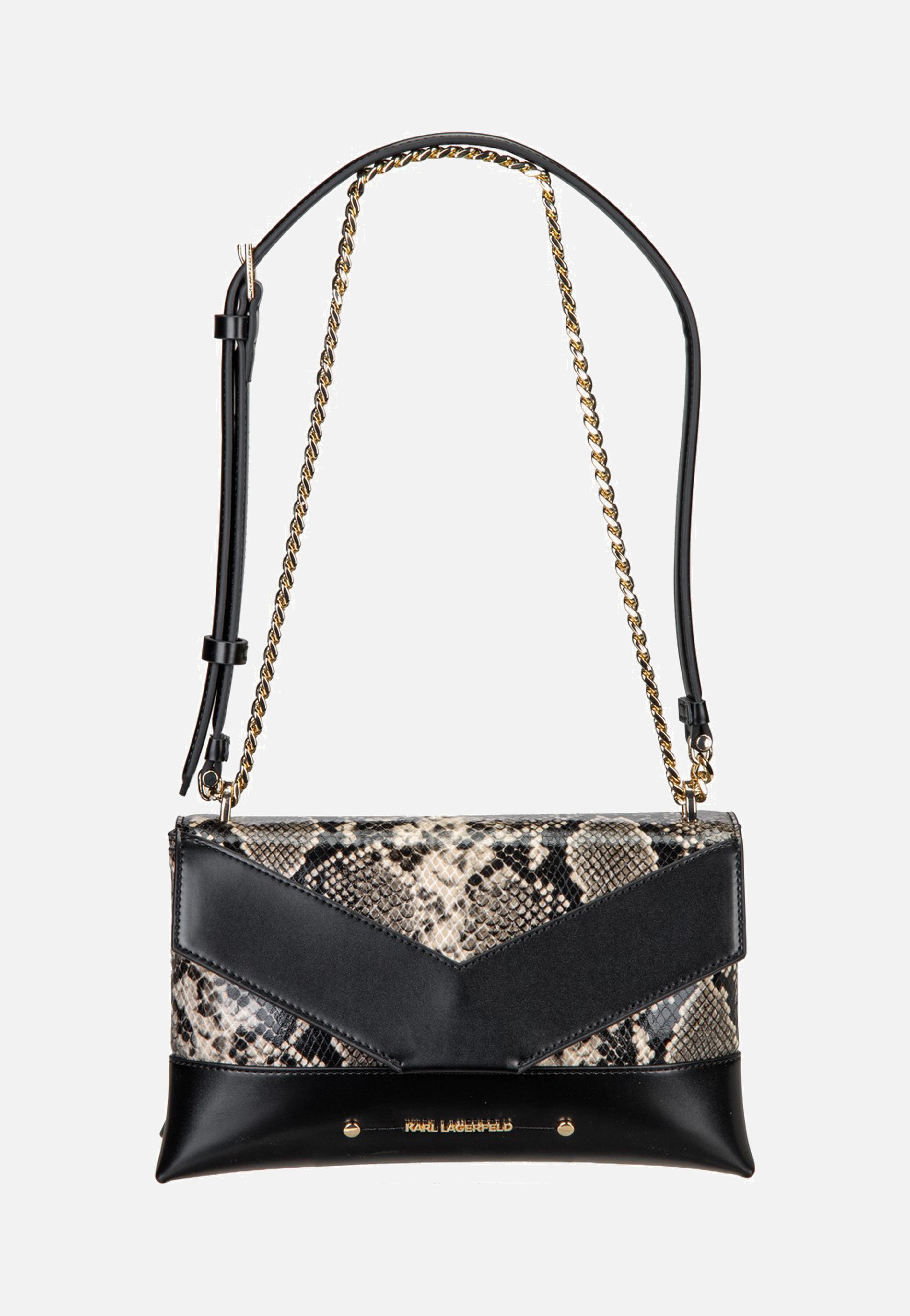 Karl Lagerfeld K/Koncept Crossbody Python Natural Snake AOP Crossbody Bag