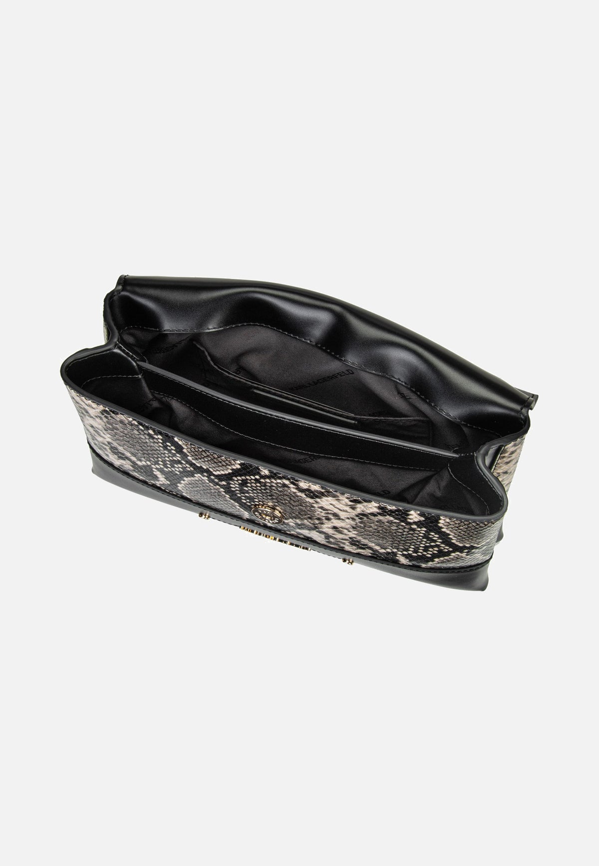 Karl Lagerfeld K/Koncept Crossbody Python Natural Snake AOP Crossbody Bag