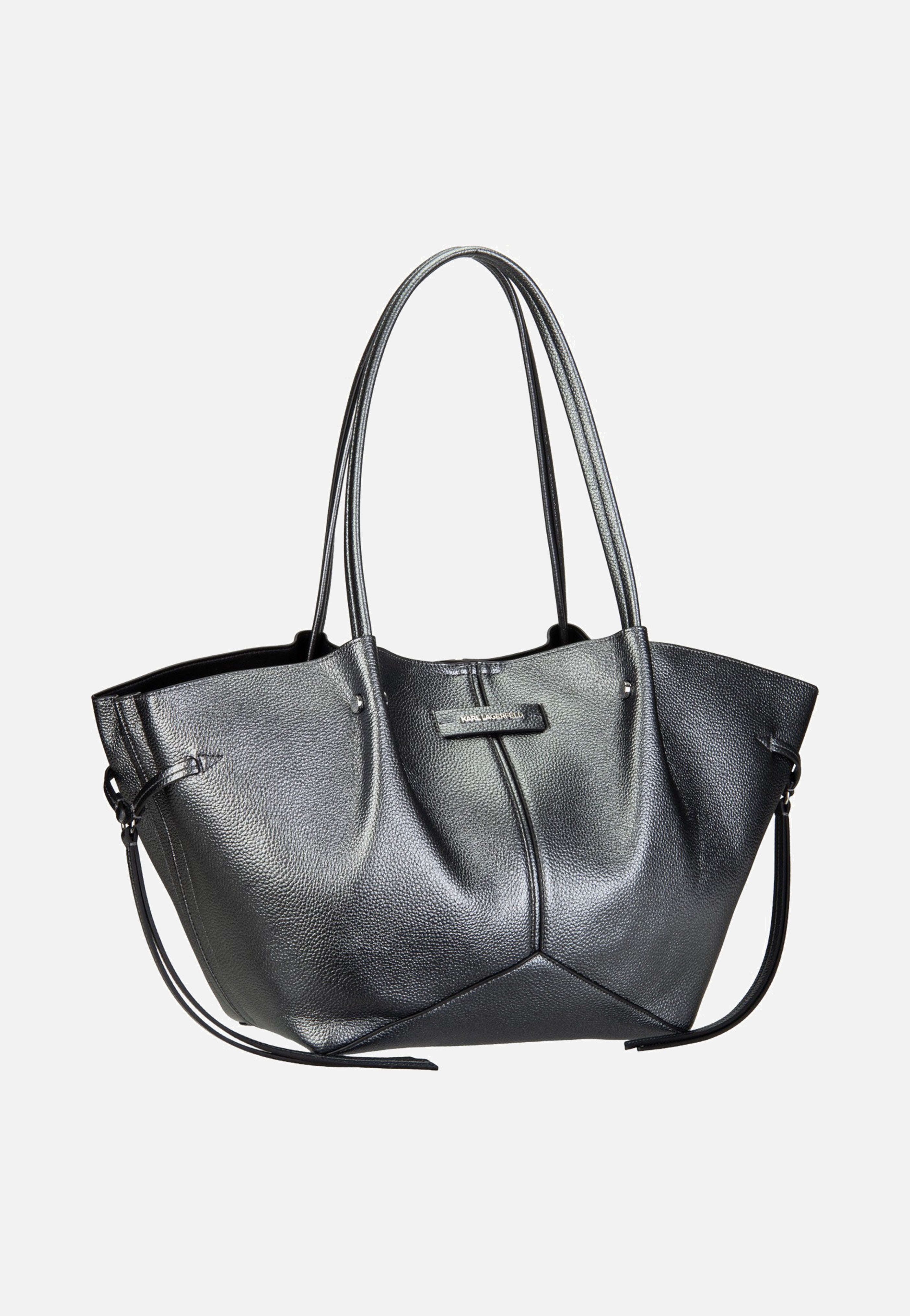 Karl Lagerfeld K/Pierced MD Tote Gunmetal Shopper
