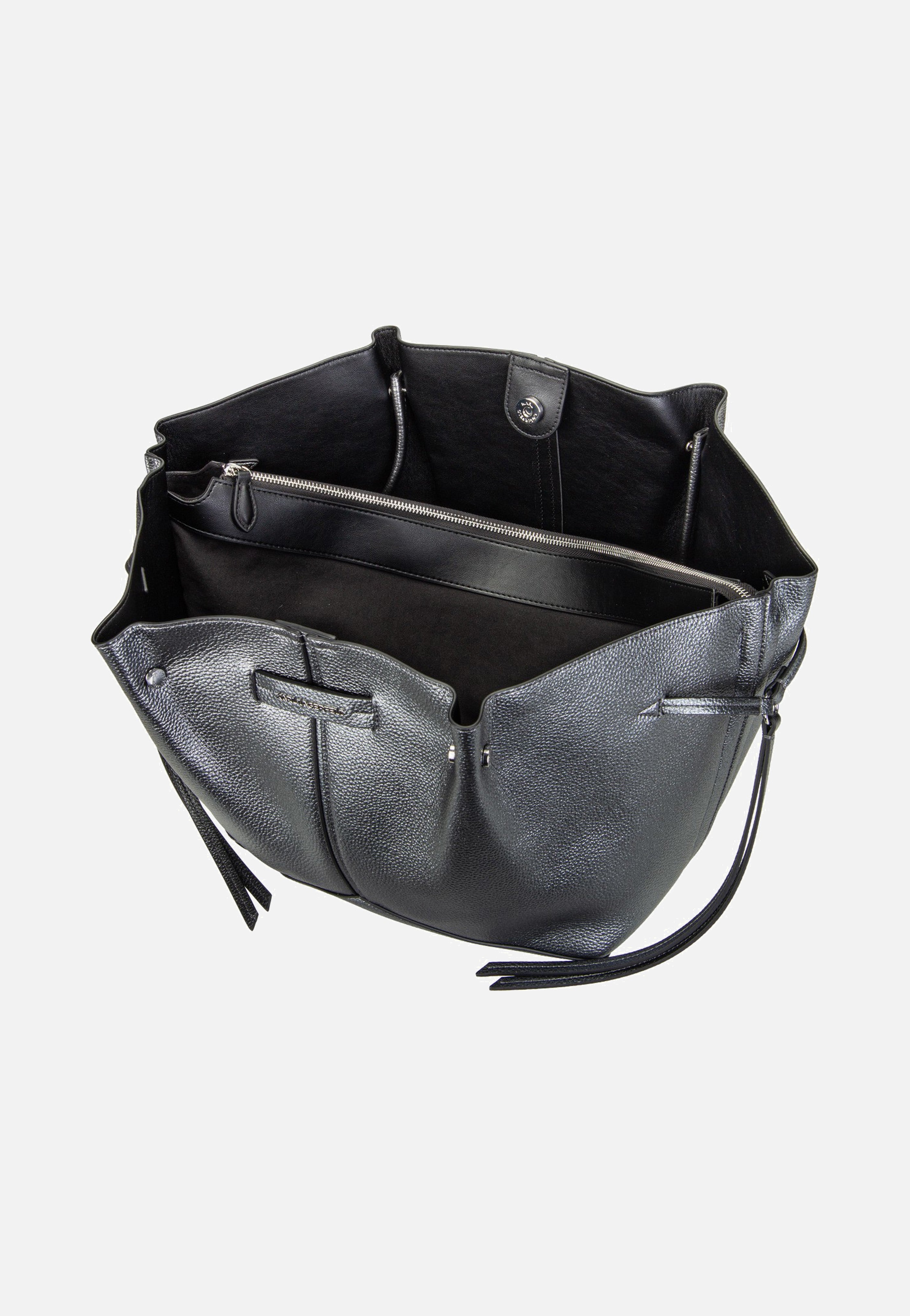 Karl Lagerfeld K/Pierced MD Tote Gunmetal Shopper