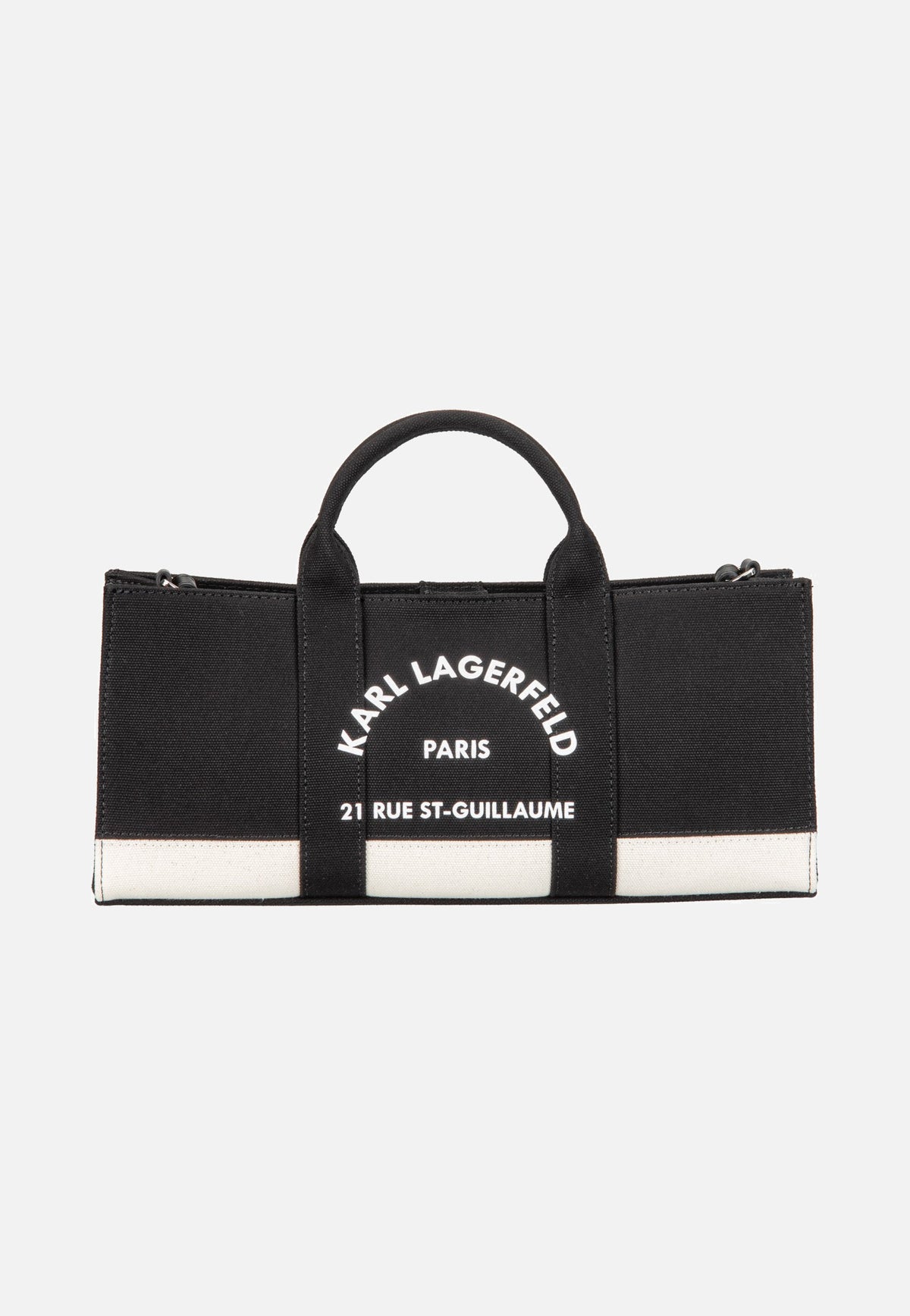 Karl Lagerfeld K/RSG E/W Magazine Tote White/Black Tote Bag