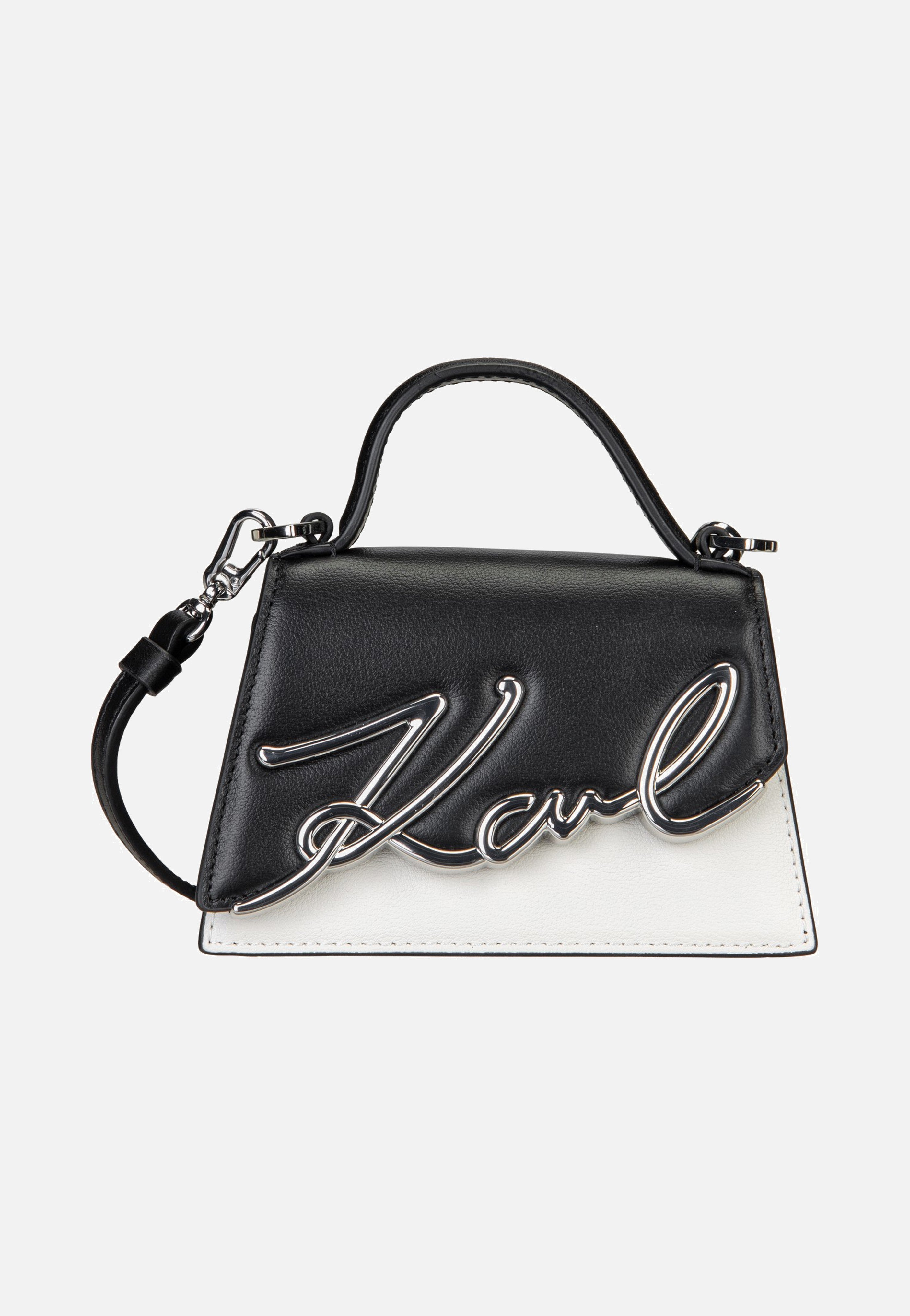 Karl Lagerfeld K/Signature 2.0 Nano Bag B/W Black/White Henkeltasche
