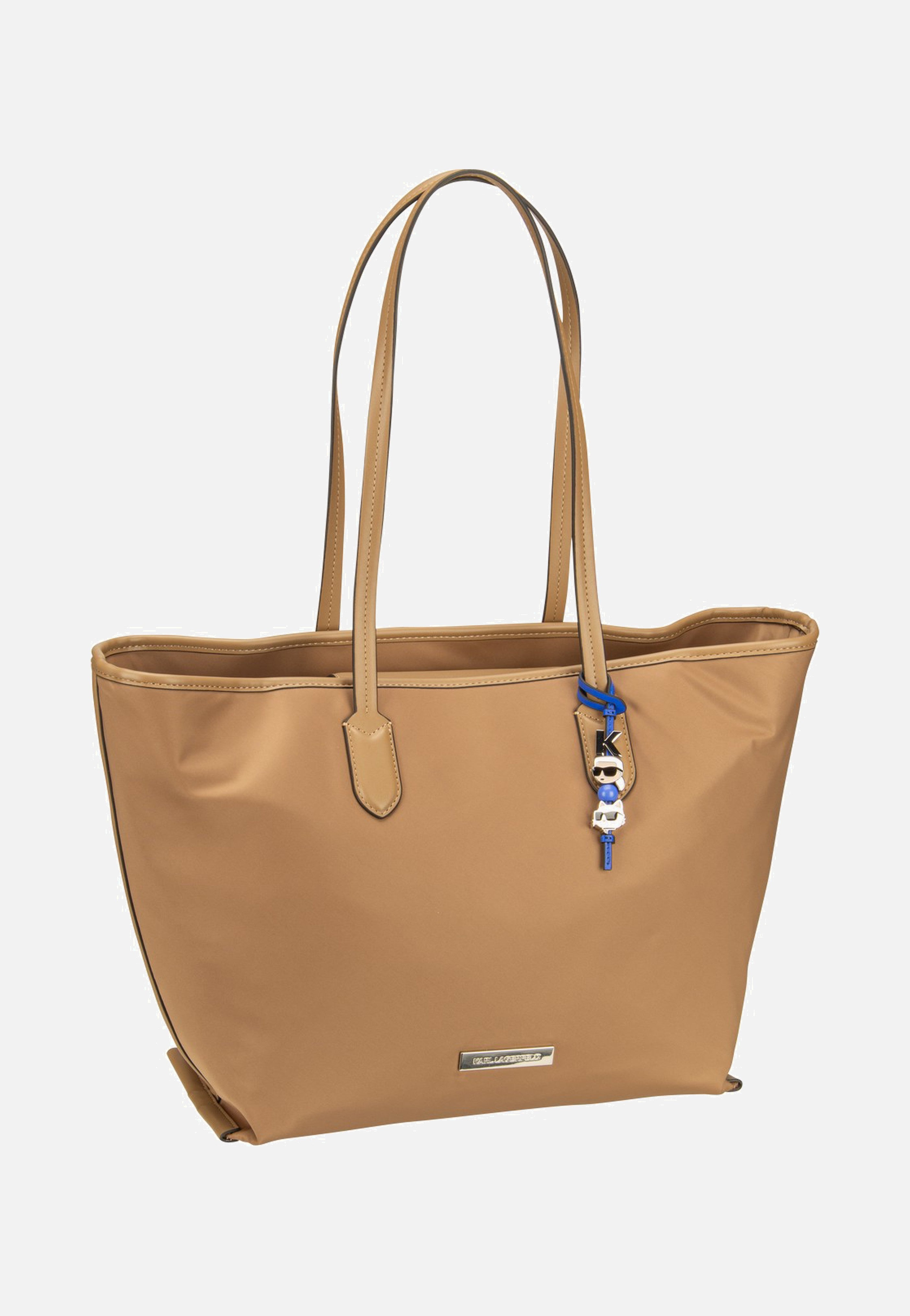 Karl Lagerfeld Ikon Nylon LG Tote Mushroom Brown Shopper