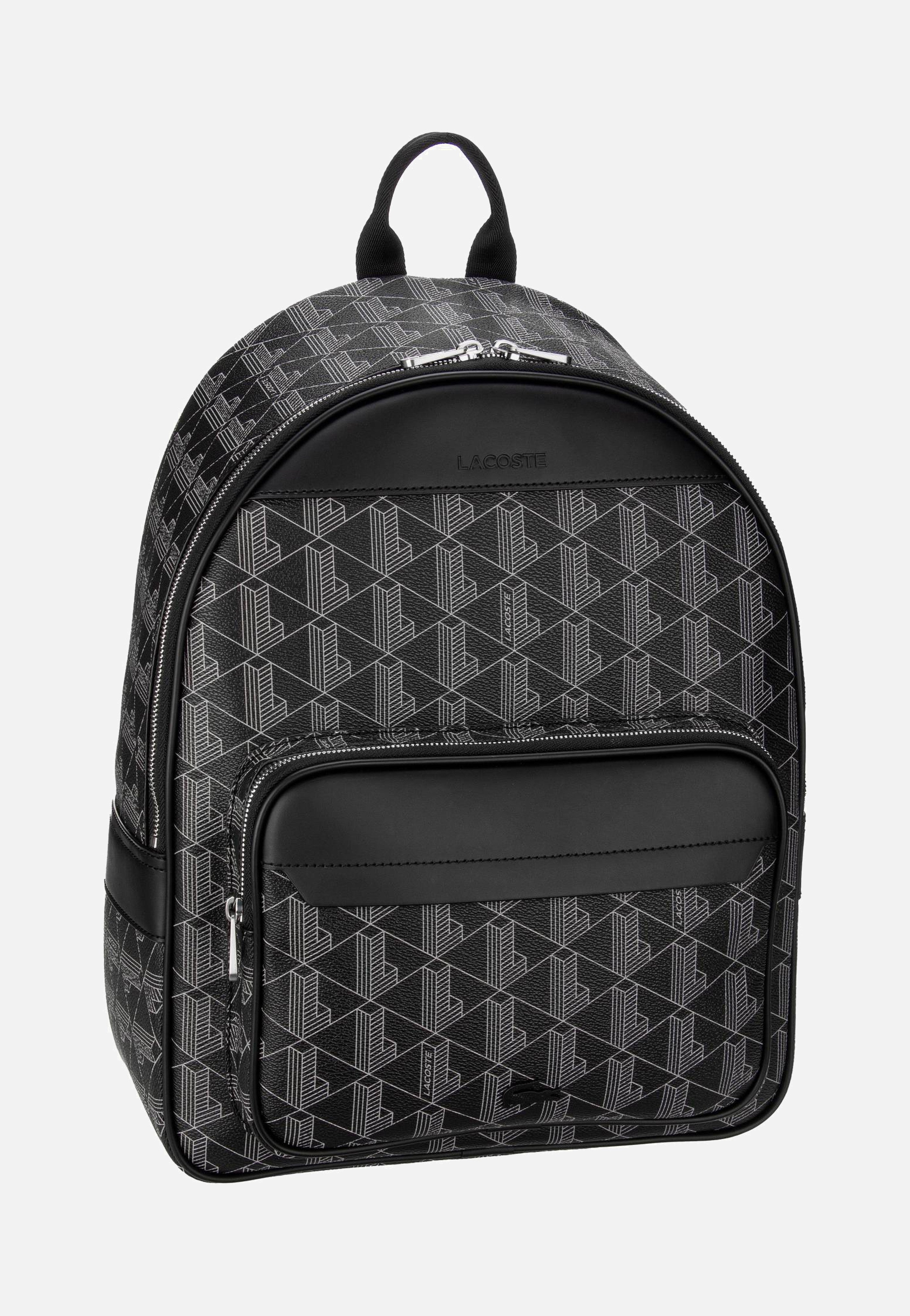 Lacoste The Blend 3649 Monogram Noir Gris Rucksack