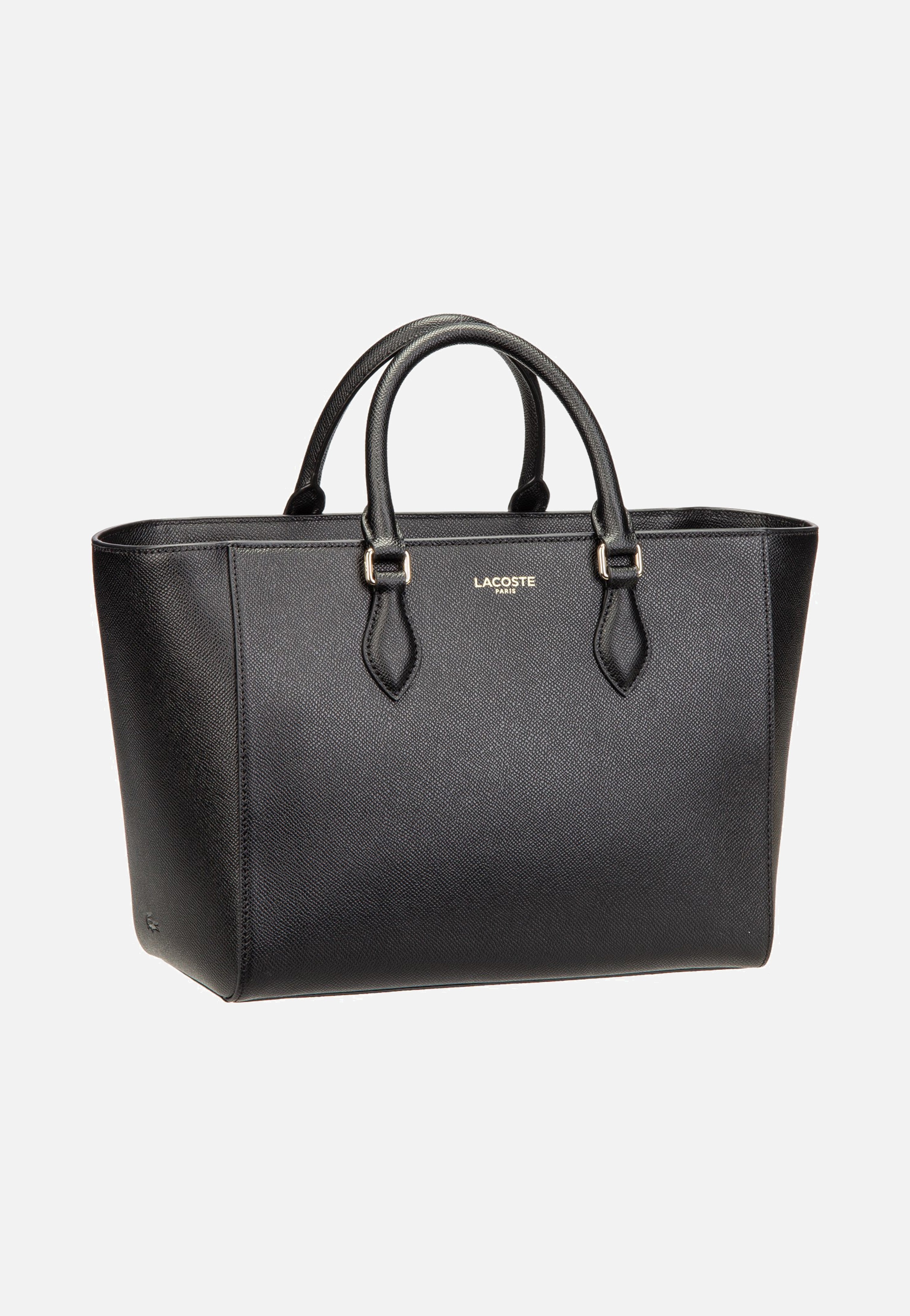 Lacoste Champs Elysees Top Handle Noir Handle Bag