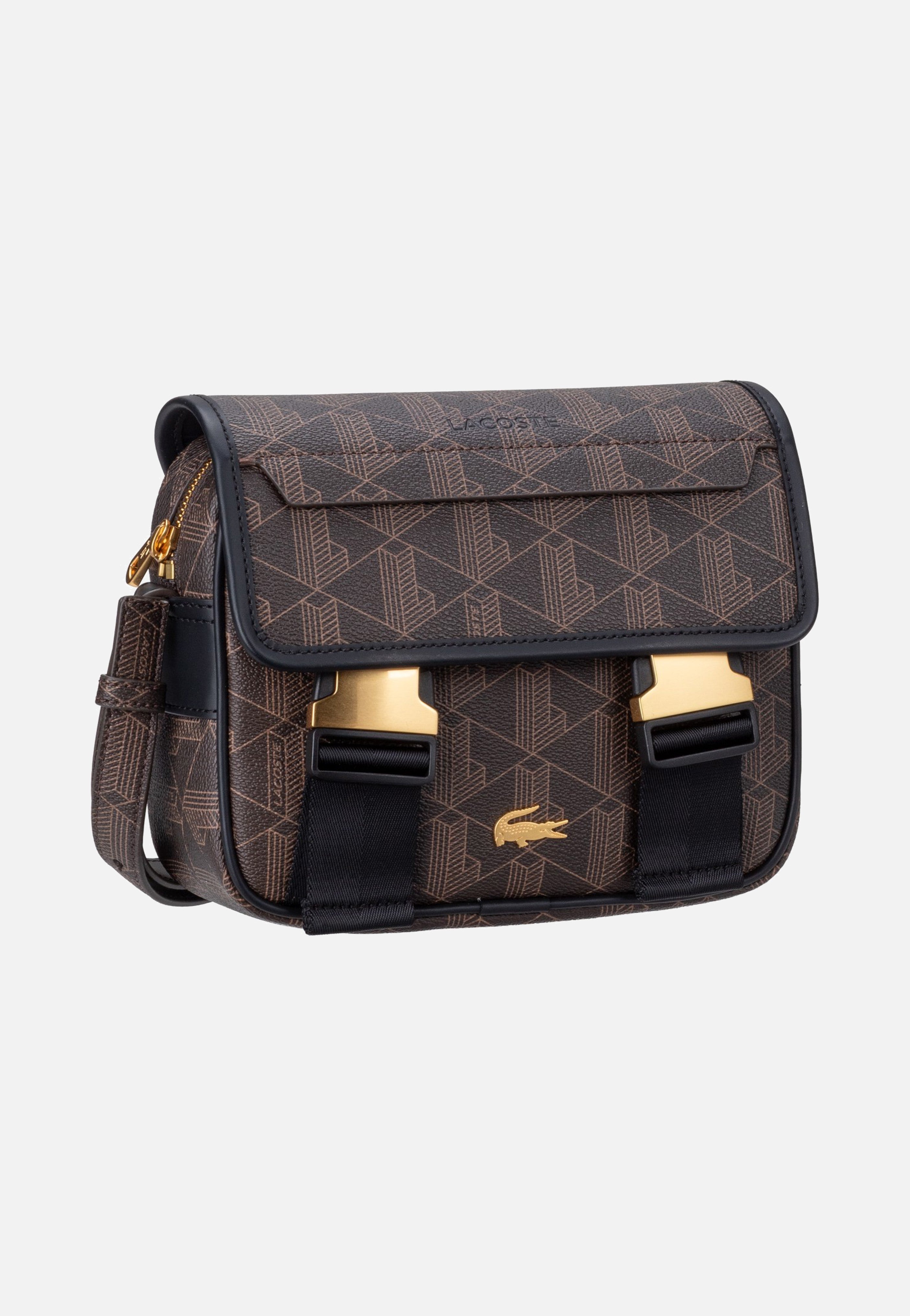 Lacoste The Blend Messenger Bag 5423 Mono Slate Black Shitake Crossbody Bag