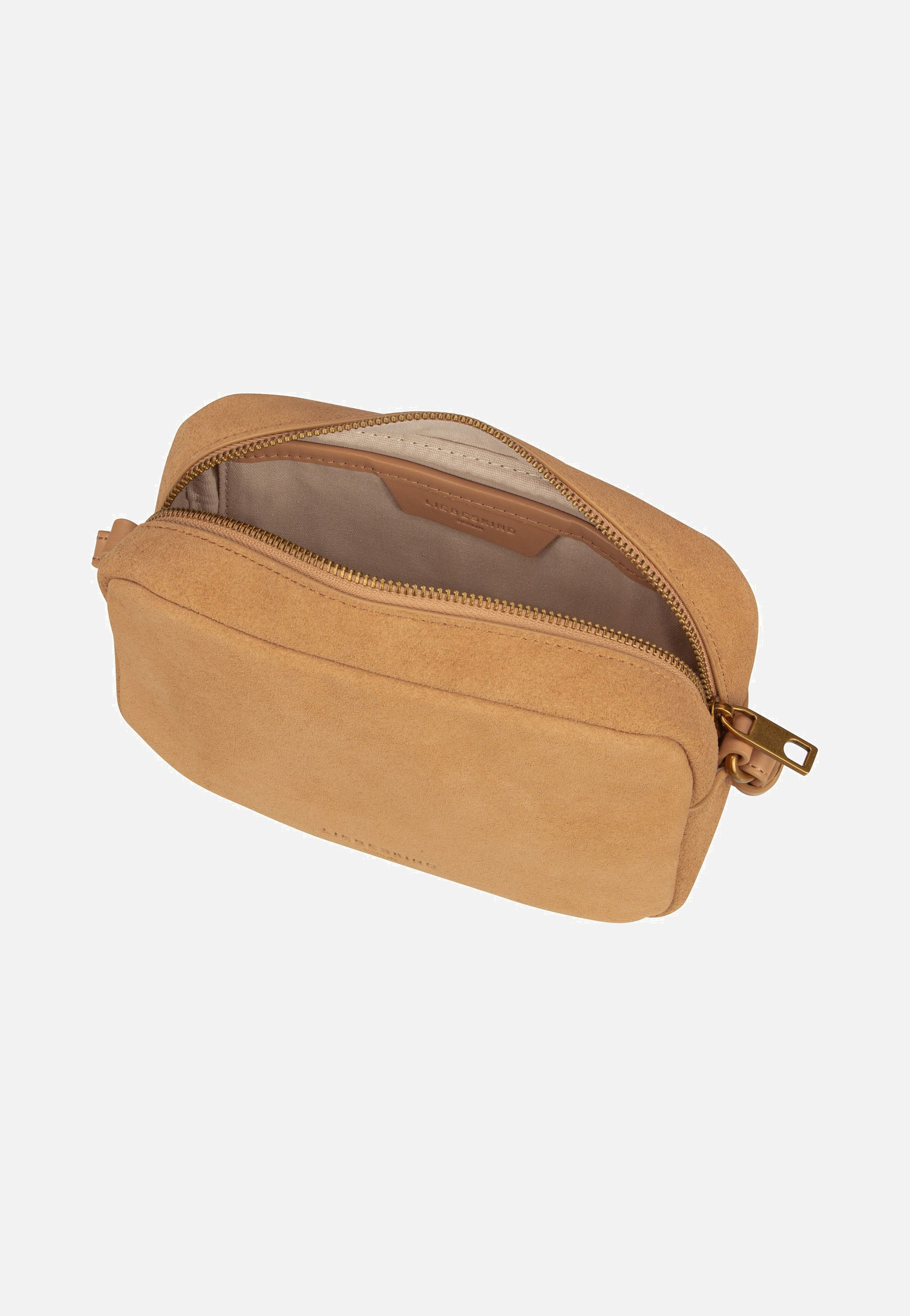 Liebeskind Berlin Ella Camera S Suede Beige Umhängetasche