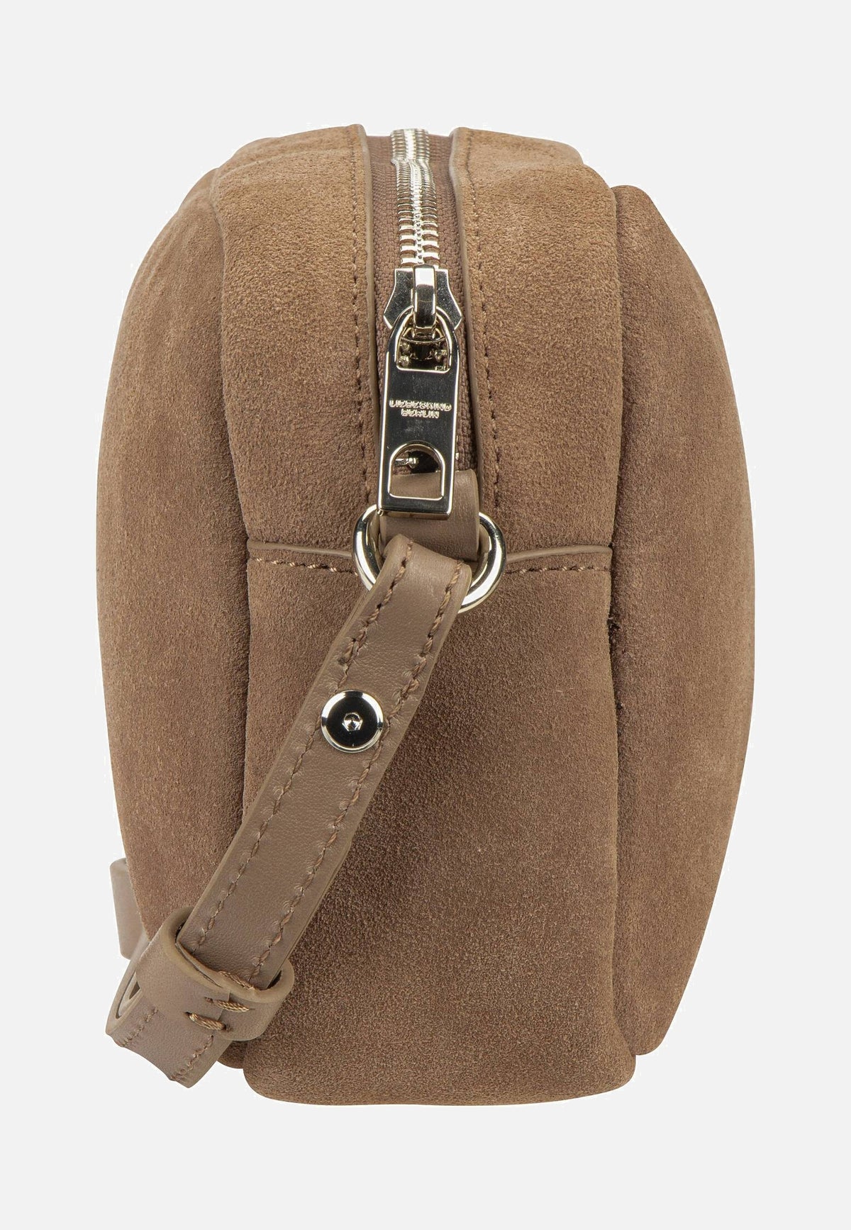 Liebeskind Berlin Ella Camera S Suede Neutral Gray Crossbody Bag