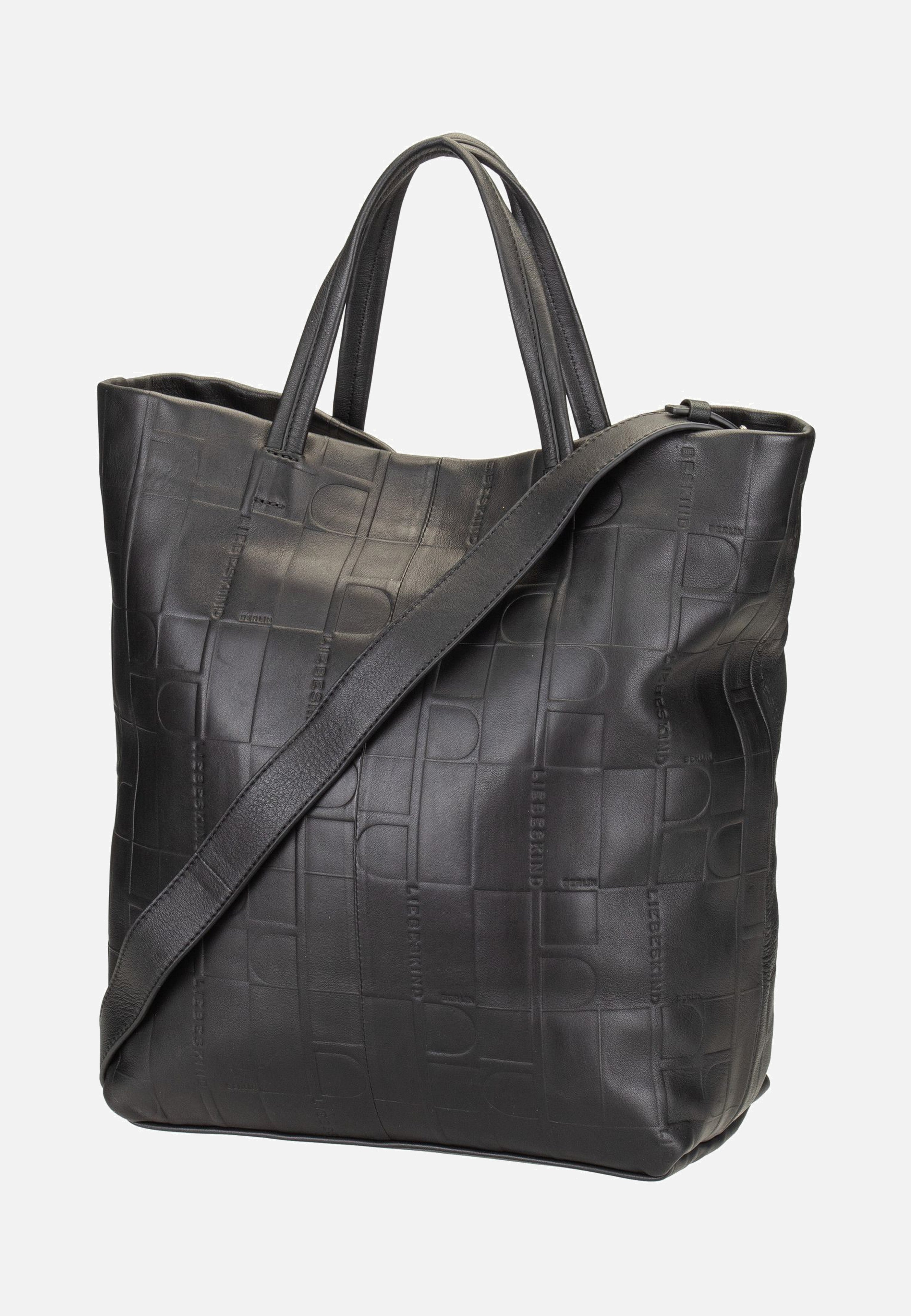 Liebeskind Berlin Hera Monogramm 2159976 Black Tote Bag