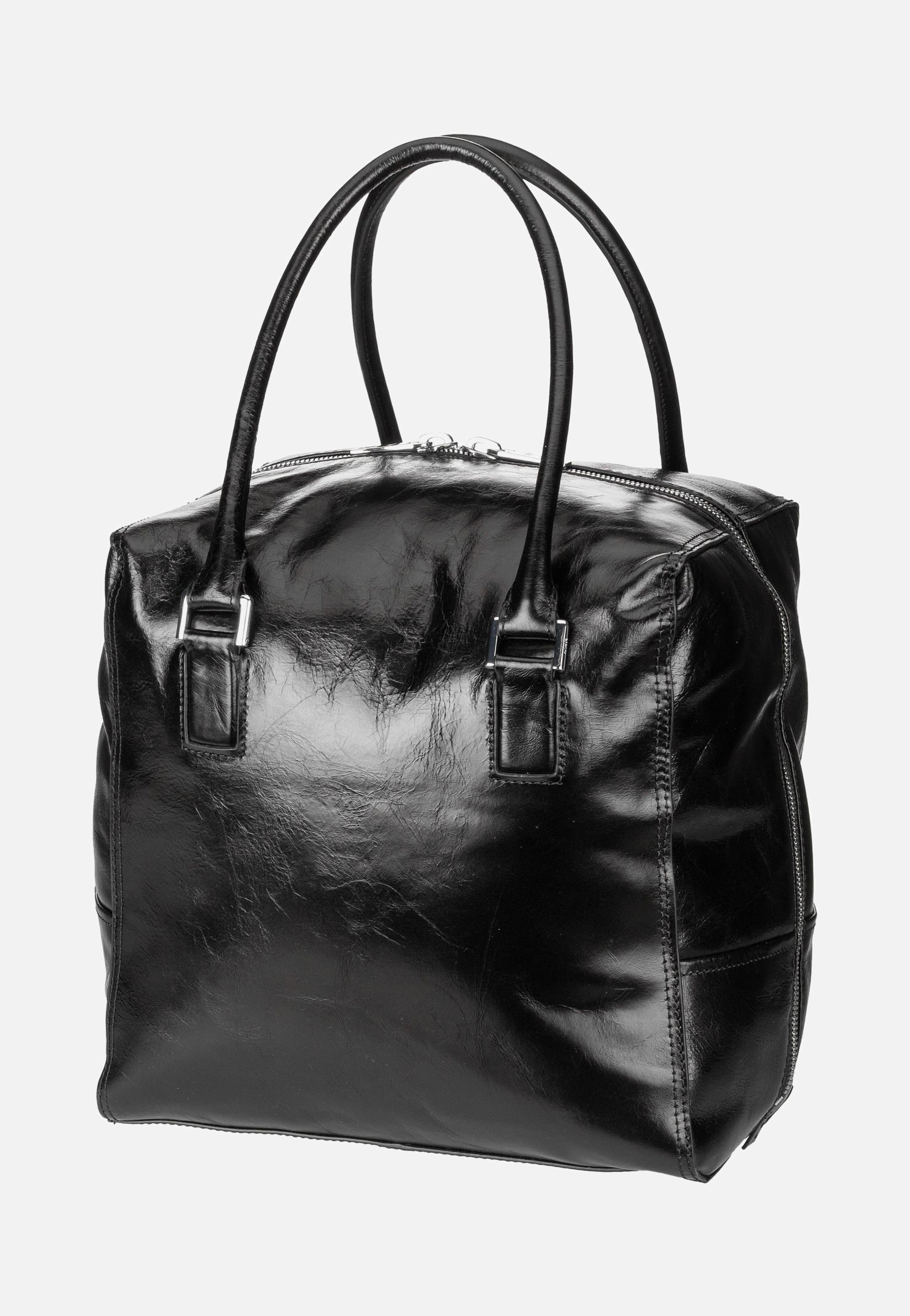 Liebeskind Berlin Kayla Archive Lack M 2165293 Black Handle Bag