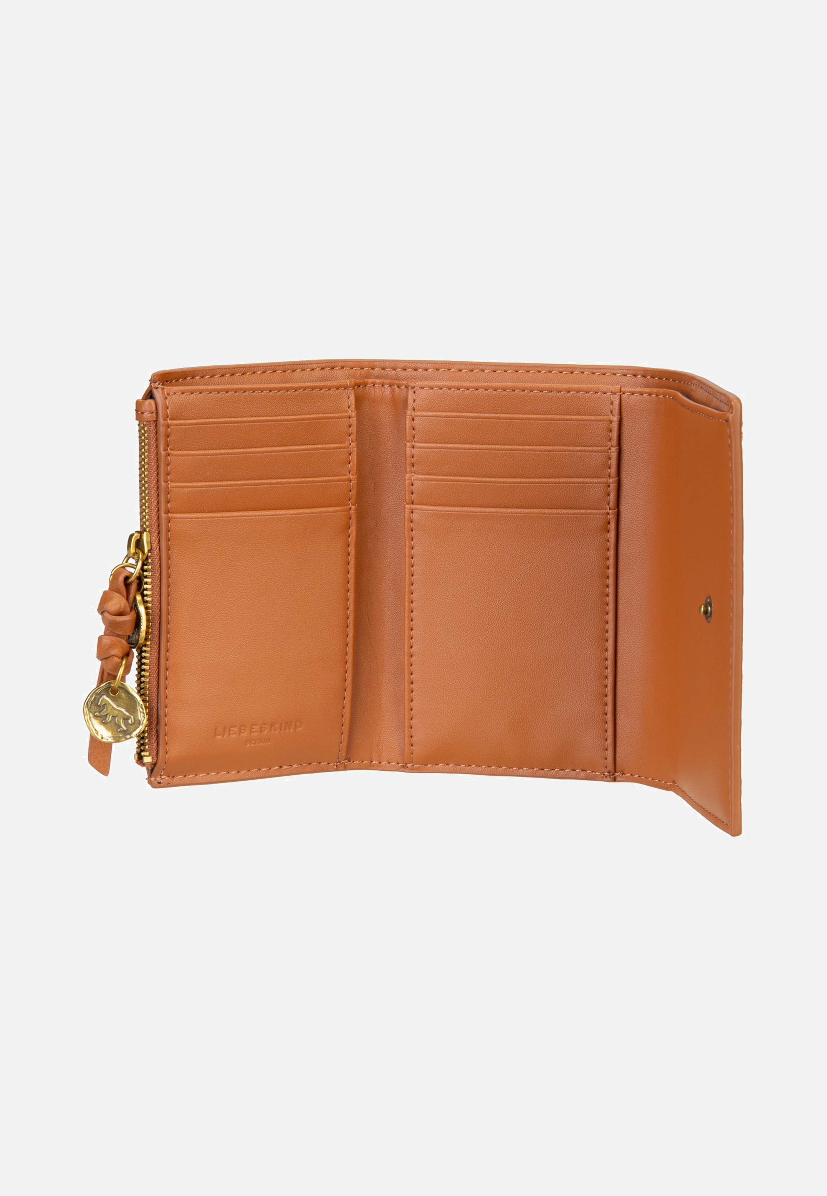 Liebeskind Berlin Capri Linn Cow Natural Cognac Portemonnaie