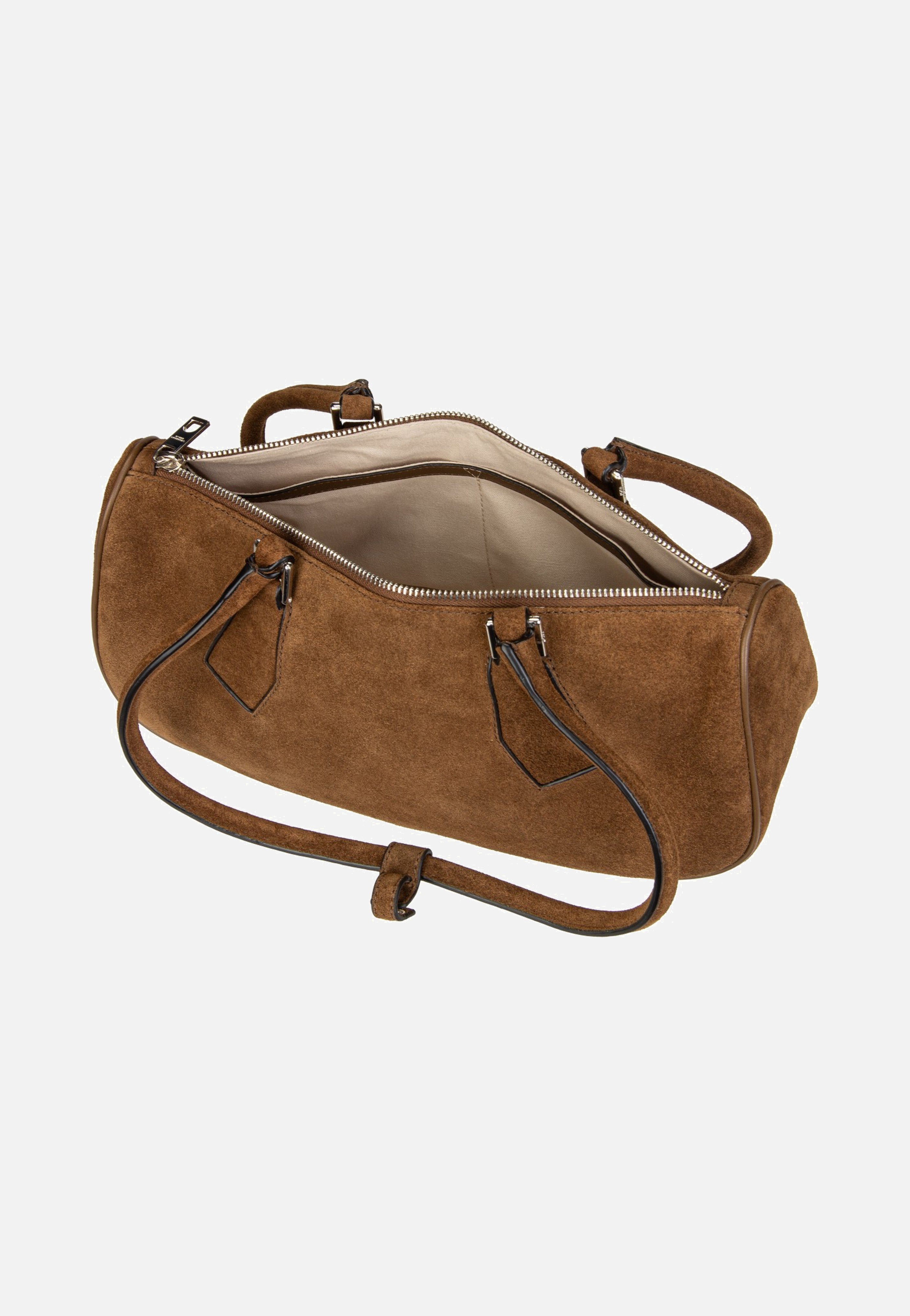 Liebeskind Berlin Cecile Satchel M Suede Safari Bucket Bag
