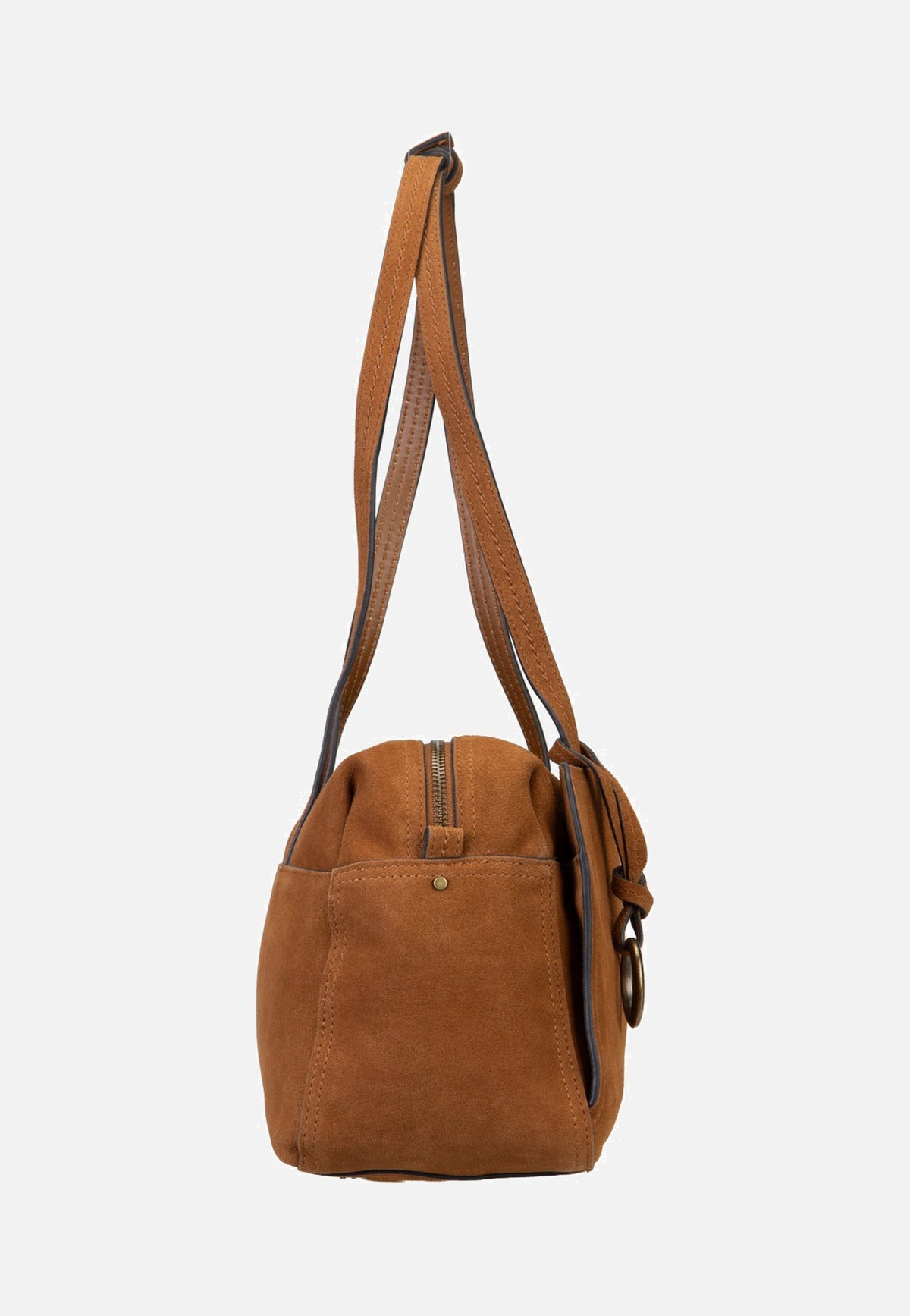 Liebeskind Berlin Clarice II Satchel M Hydro Suede Brown Satchel