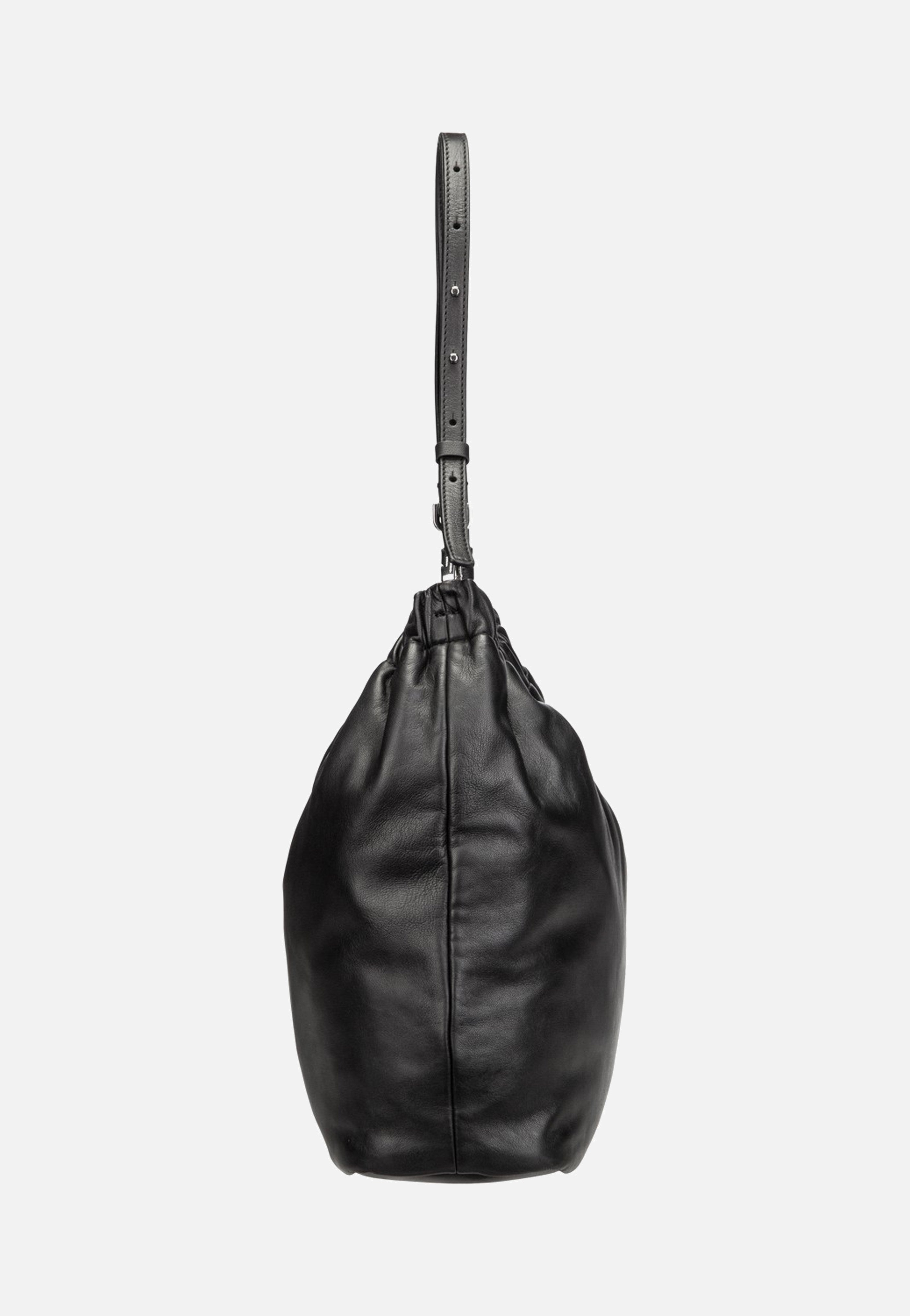 Liebeskind Berlin Cloud II Hobo M Sheep Natural Black Hobo Bag